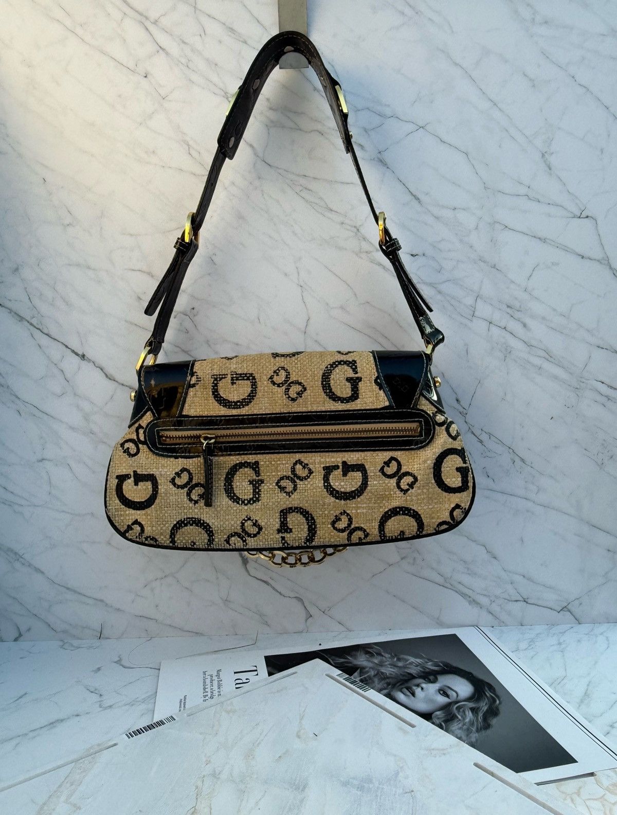 Guess Guess wicker vintage bag Size ONE SIZE - 4 Thumbnail