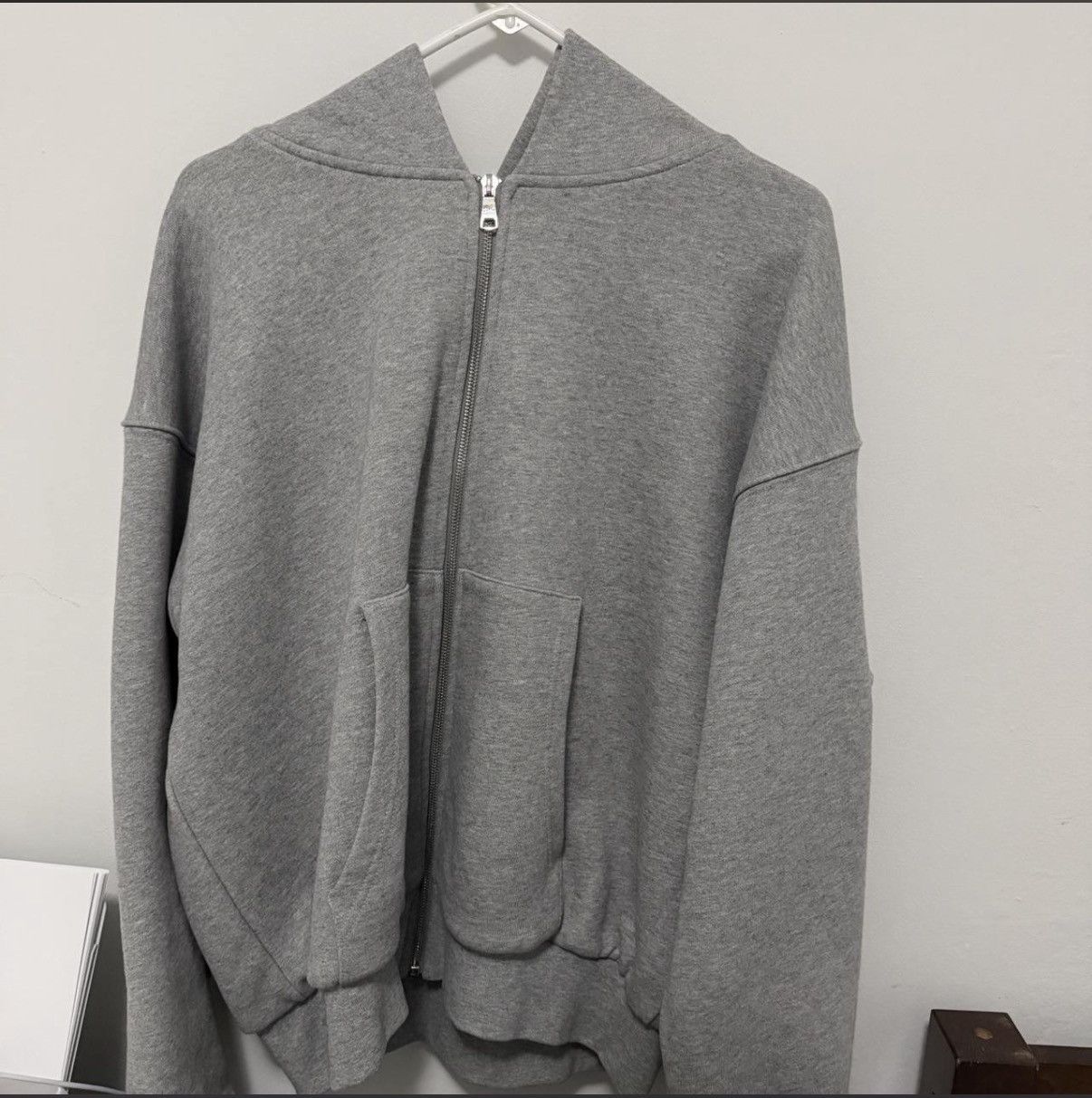 Zicmade Zic made grey cropped zip up hoodie Size US L / EU 52-54 / 3 - 1 Thumbnail