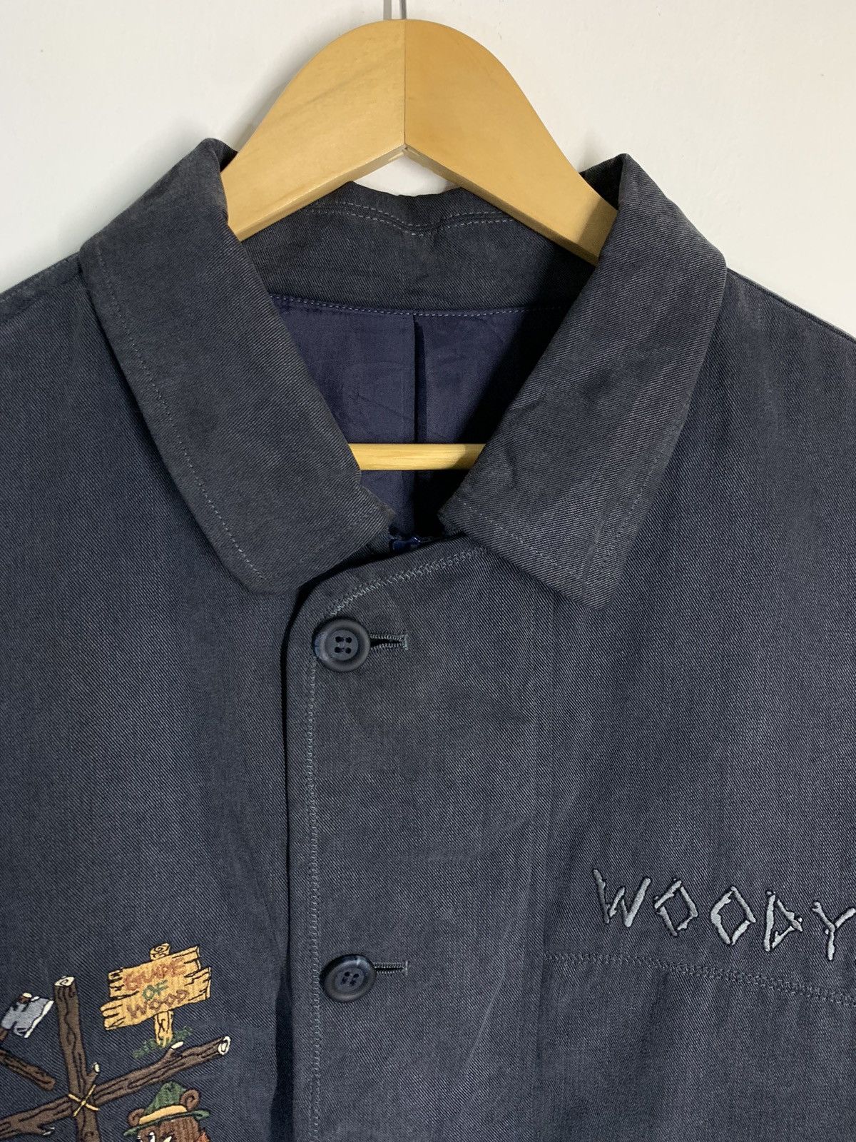 Japanese Brand × Vintage Vintage PiaSports Woodyland Bomber Jacket Size US XXL / EU 58 / 5 - 2 Thumbnail