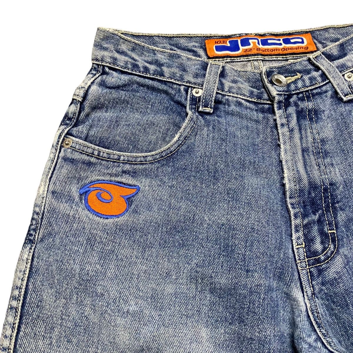 JNCO Vintage 90s JNCO Roomy Girlie Stuff Bottom Opening Pants Size 26" / US 2 / IT 38 - 4 Thumbnail