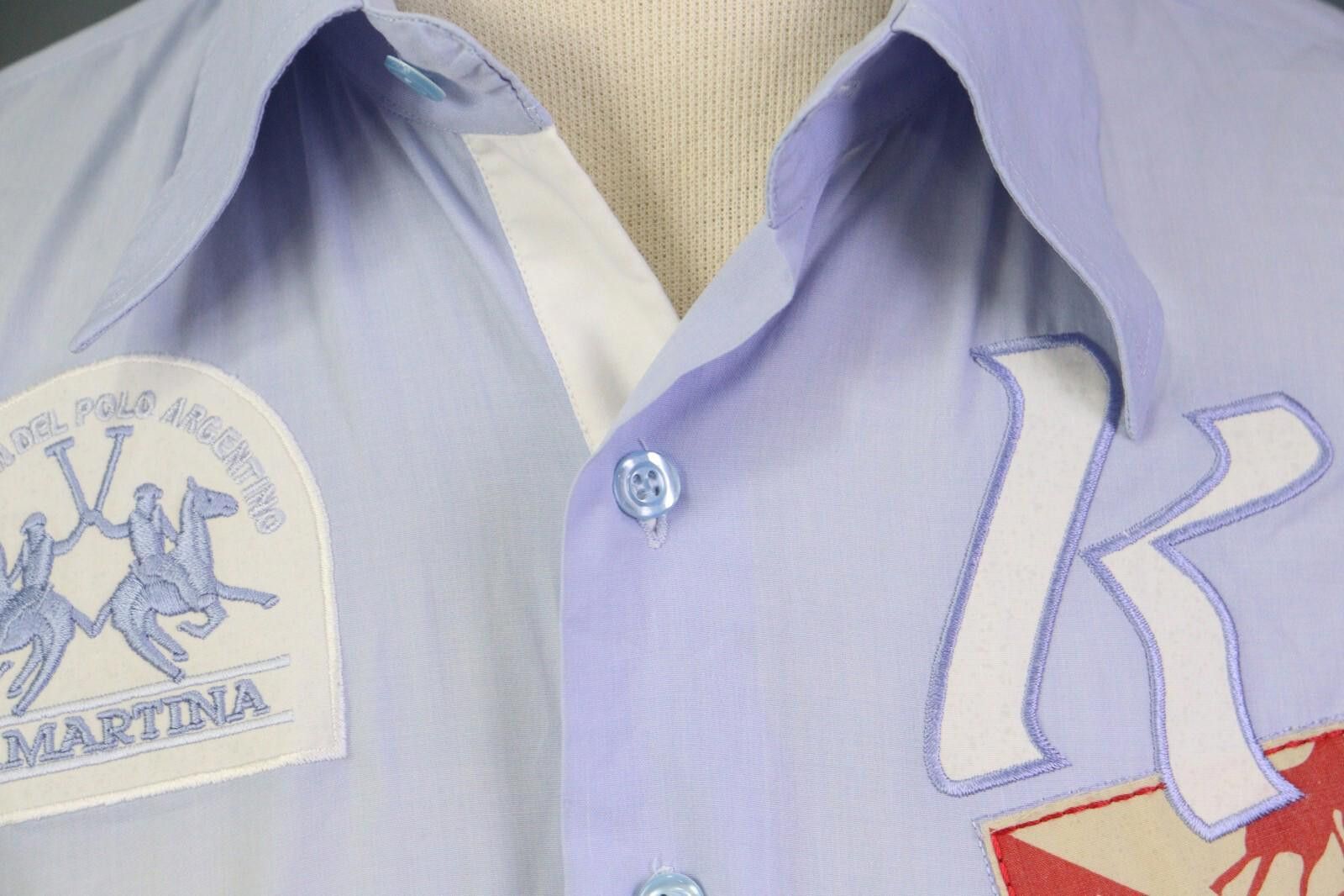 La Martina La Martina Buenos Aires Blue KENIA Shirt Size L Size US L / EU 52-54 / 3 - 9 Thumbnail