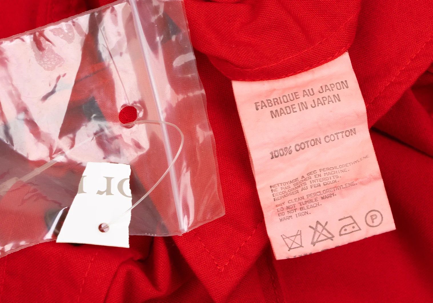 Jean Paul Gaultier Dyed Cotton Pintuck Shirt in Red Size US S / EU 44-46 / 1 - 13 Thumbnail