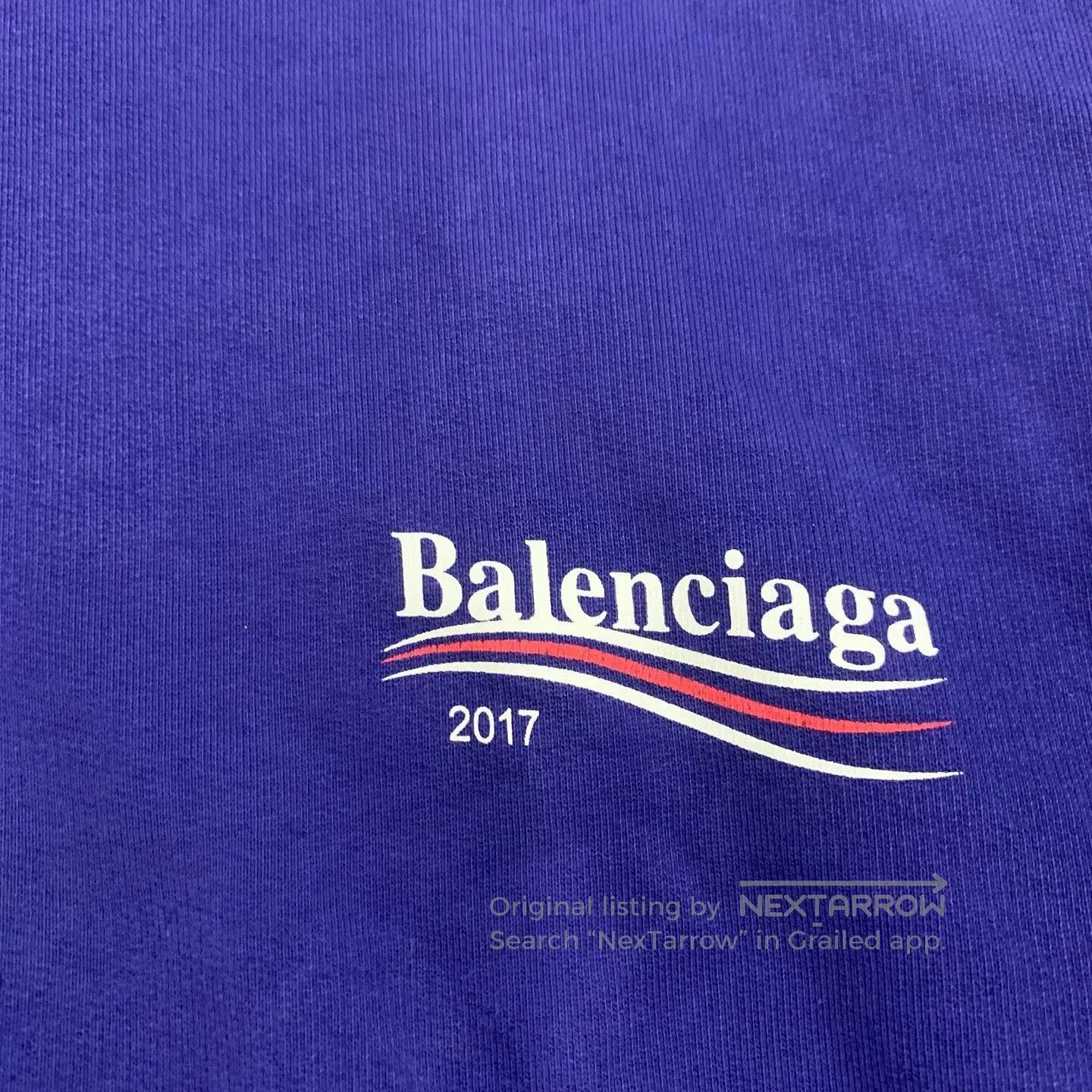 Balenciaga balenciaga purple hoodie sweatshirt in xs. Size US XS / EU 42 / 0 - 8 Thumbnail