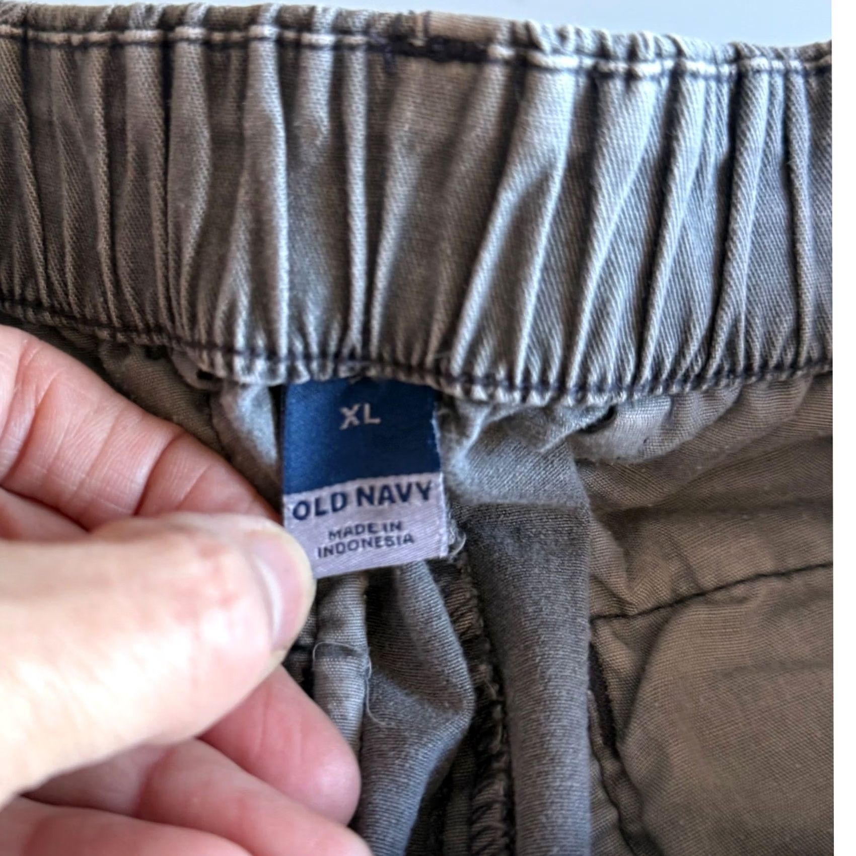 Old Navy Old Navy Mens XL Easy Chino 5 S Shorts Gray Panther Stretch Casual Gorpcore Size US 37 - 3 Thumbnail
