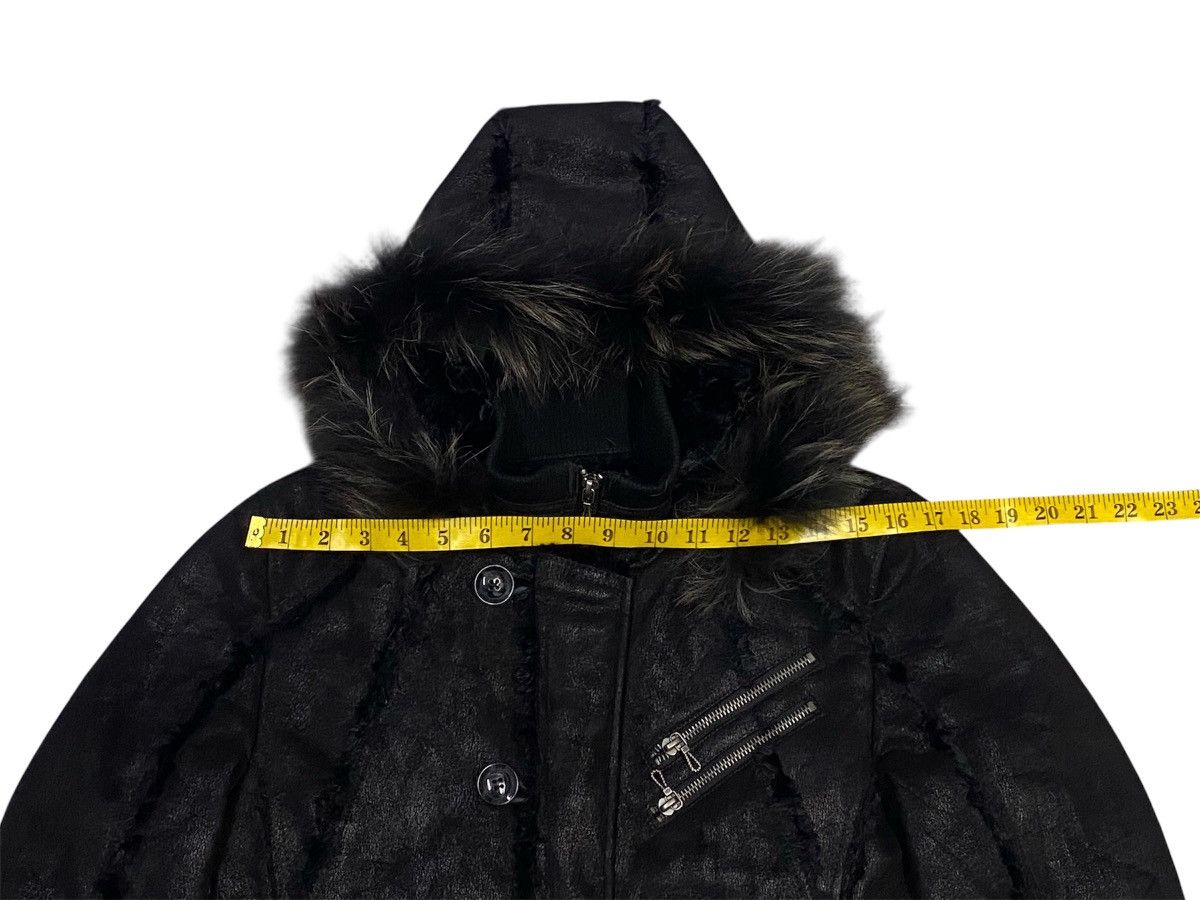 GOSTAR DE FUGA Fuga Waxed Faux Fur Suede Cotton Hoodie Jacket Size M / US 6-8 / IT 42-44 - 20 Thumbnail