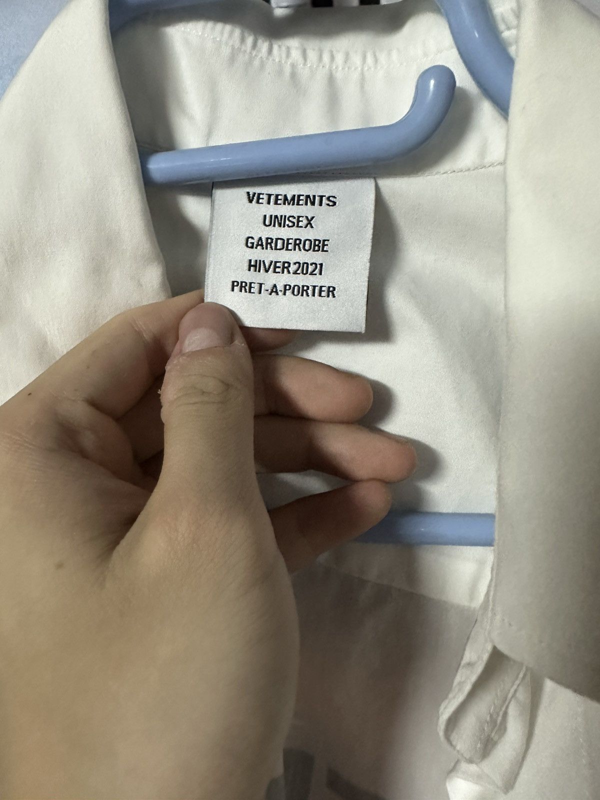 Vetements Vetements logo print long-sleeves shirt Size US XS / EU 42 / 0 - 4 Thumbnail