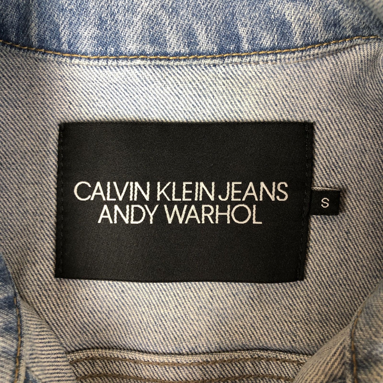 Calvin Klein × Calvin Klein 205W39NYC × Raf Simons Raf Simons Era Calvin Klein x Andy Warhol Denim Rodeo Jacket Size US S / EU 44-46 / 1 - 7 Thumbnail
