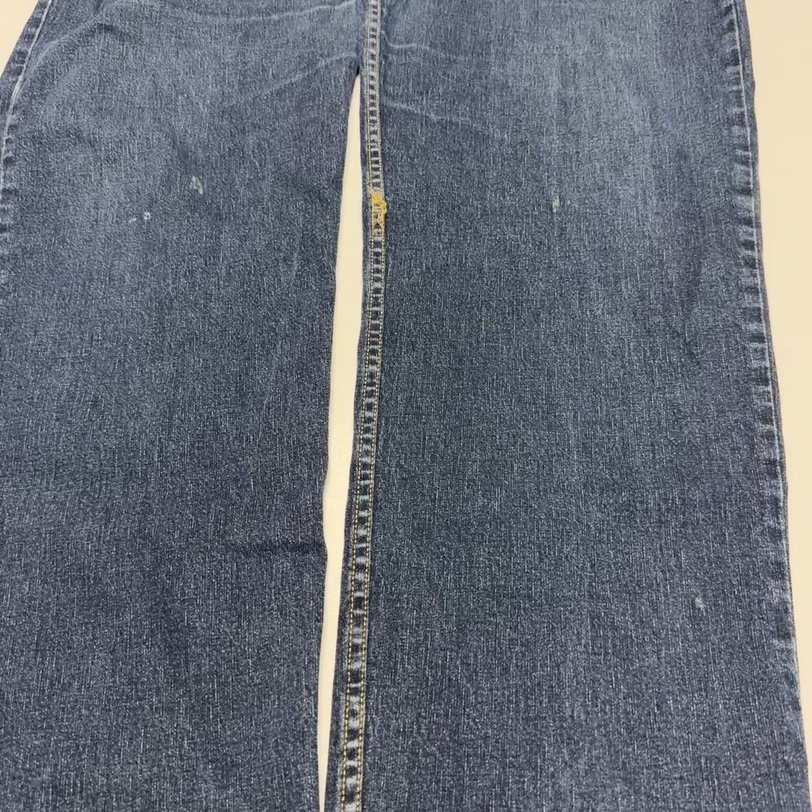 Split Vintage Split Skateboard Jeans Mens 36 Blue Y2K 90s Skater B Size US 36 / EU 52 - 4 Thumbnail