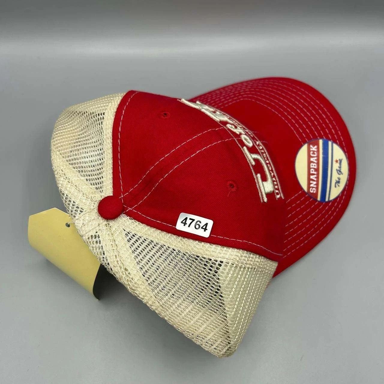 The Game Vintage Houston Cougars Trucker Hat Men Red NCAA Snap Back Size ONE SIZE - 8 Thumbnail