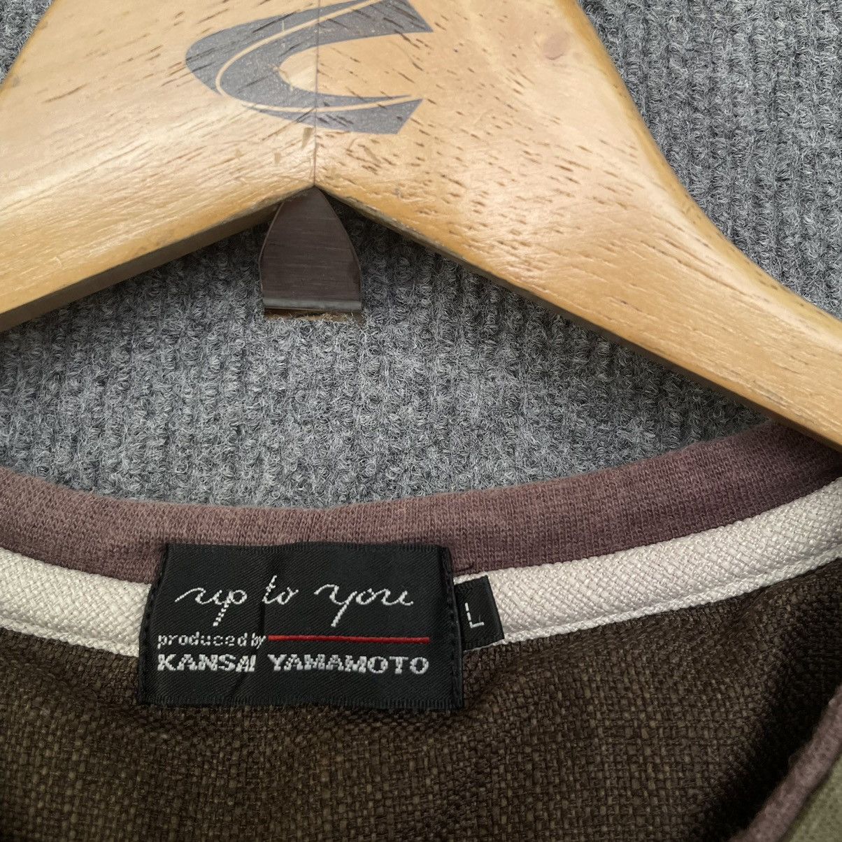 Designer × Japanese Brand × Kansai Yamamoto Up To You by Kansai Yamamoto Quarter Zipper Cropped Tee Size US L / EU 52-54 / 3 - 5 Thumbnail