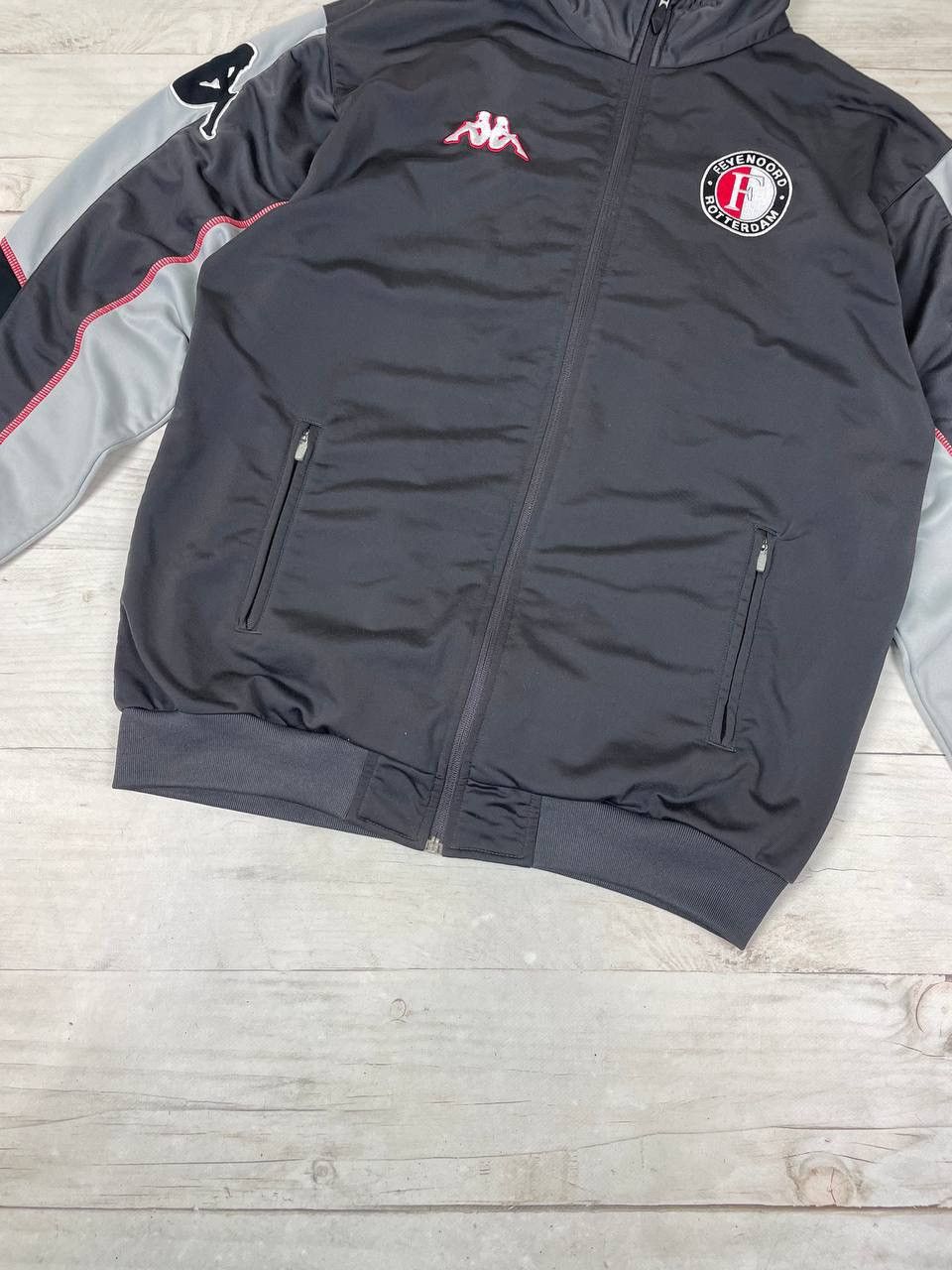 Kappa Kappa FEYENOORD 2001 2002 Training Track Jacket Soccer Size US M / EU 48-50 / 2 - 3 Thumbnail