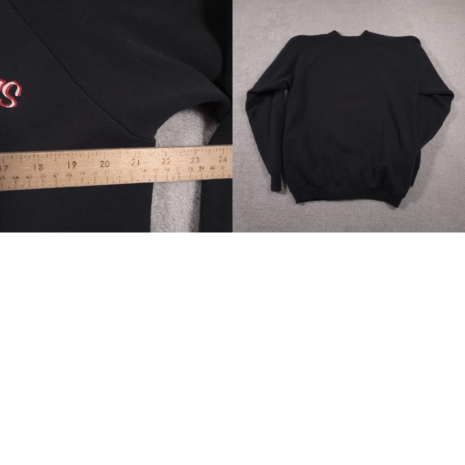 Fruit Of The Loom VINTAGE Fruit of the Loom Sweatshirt Womens XL Black Merry Christmas Tree Graphic Ugly Size XL / US 12-14 / IT 48-50 - 9 Thumbnail