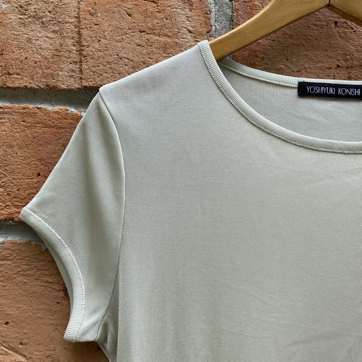 Yoshiyuki Konishi YOSHIYUKI KONISHI Soft Stretchy Fitted Tee – Beige Size M / US 6-8 / IT 42-44 - 7 Thumbnail
