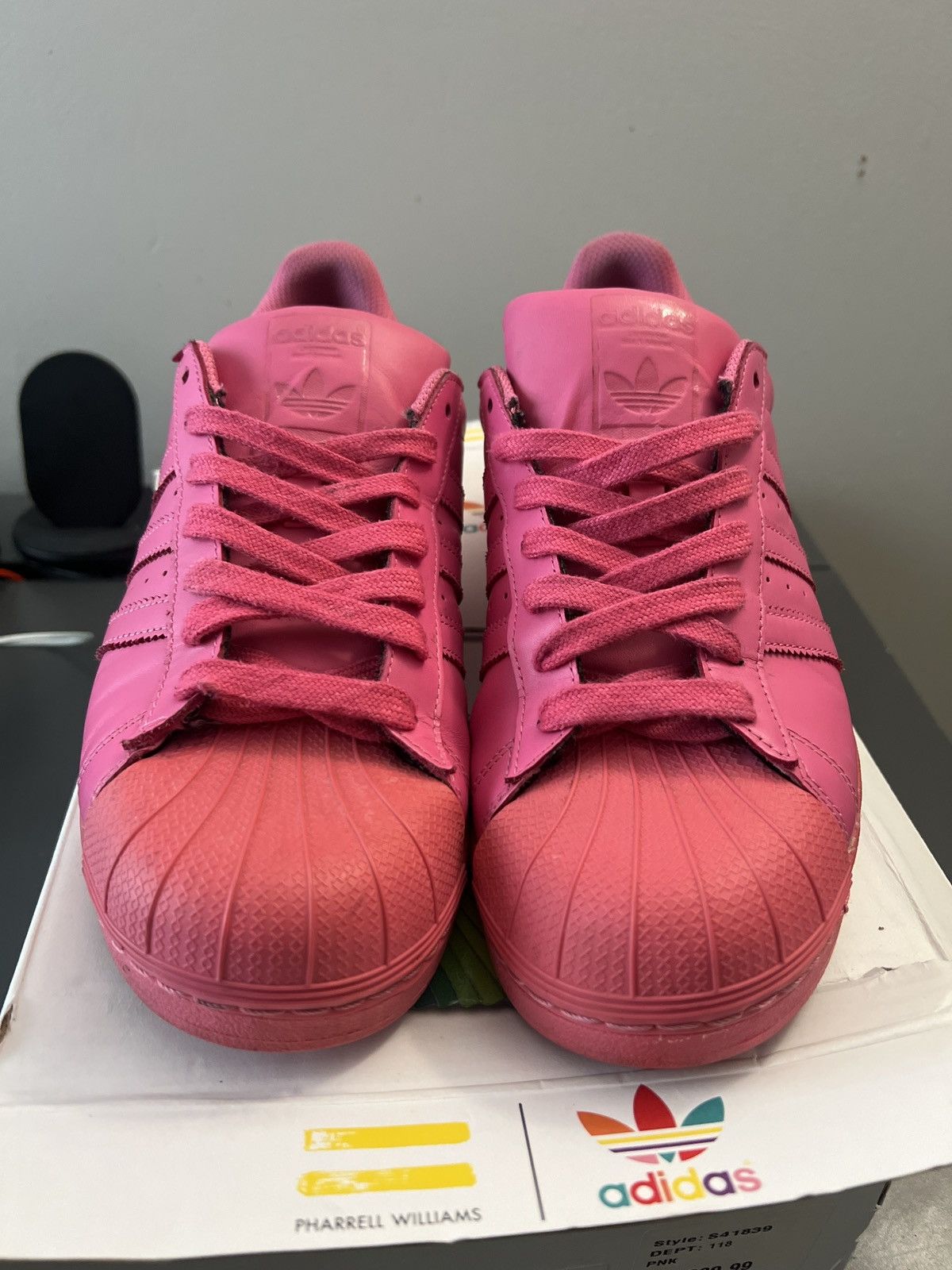 New Adidas Pink Superstar Supercolor Pack Pharrell Williams