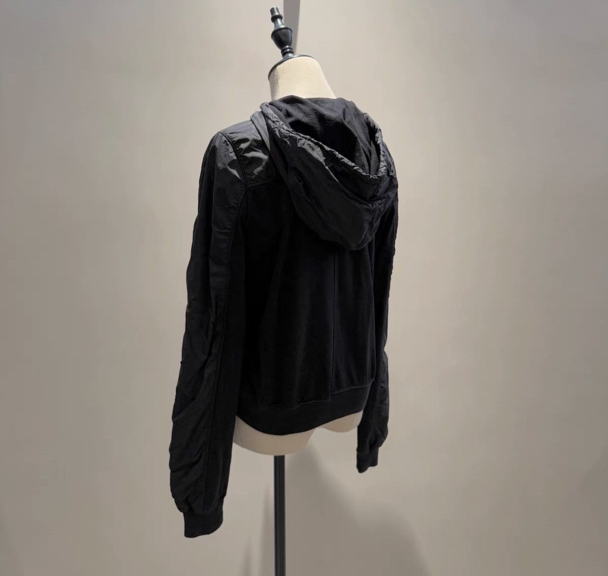 Rick Owens Rick Owens Mainline 20SS Hooded Zip-Up Drawstring Sweatshirt Size US M / EU 48-50 / 2 - 3 Thumbnail