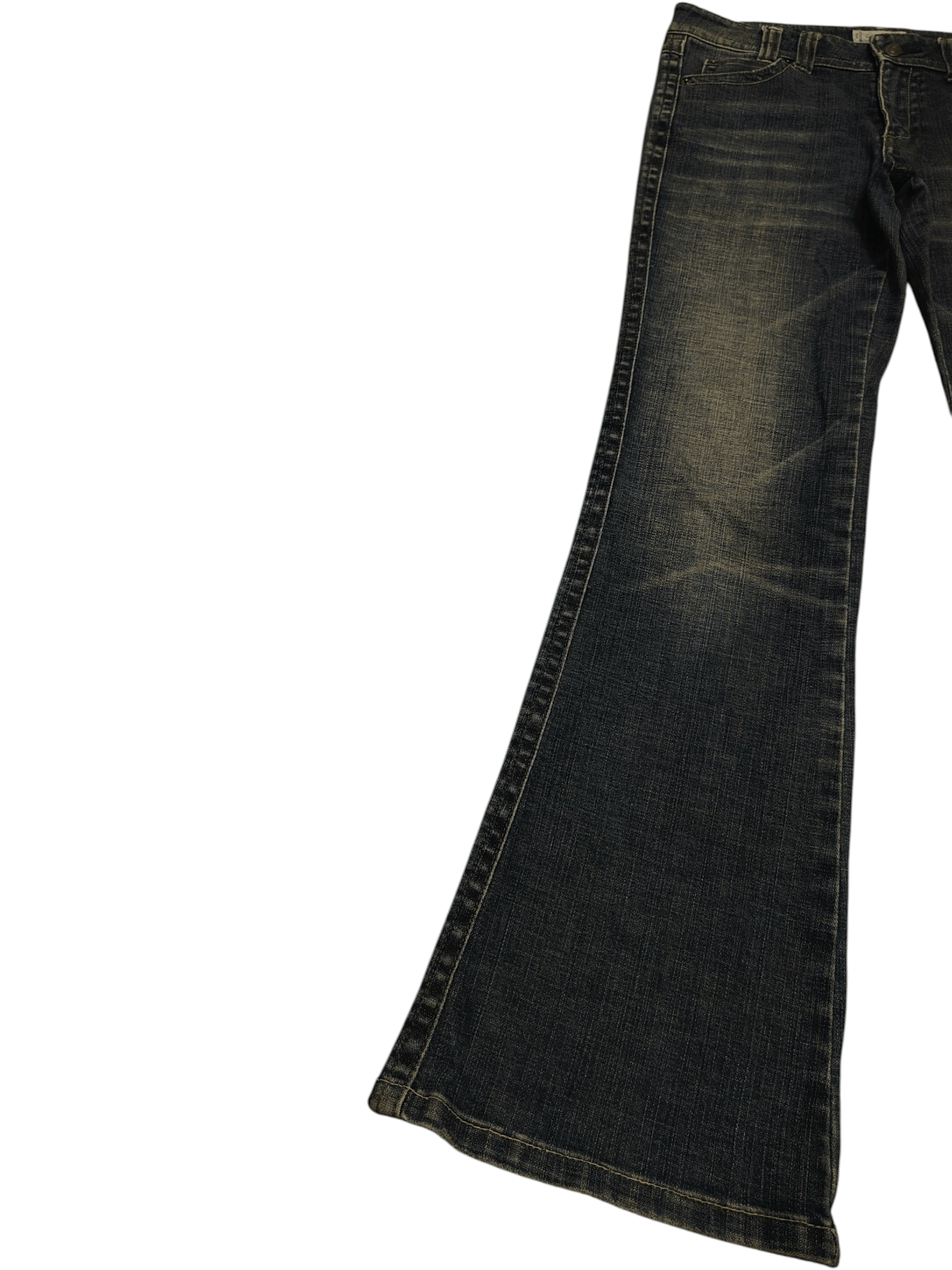 Le Grande Bleu (L.G.B.) Japanese 22 octobre Flared Jeans Bootcut Size 30" / US 8 / IT 44 - 8 Thumbnail