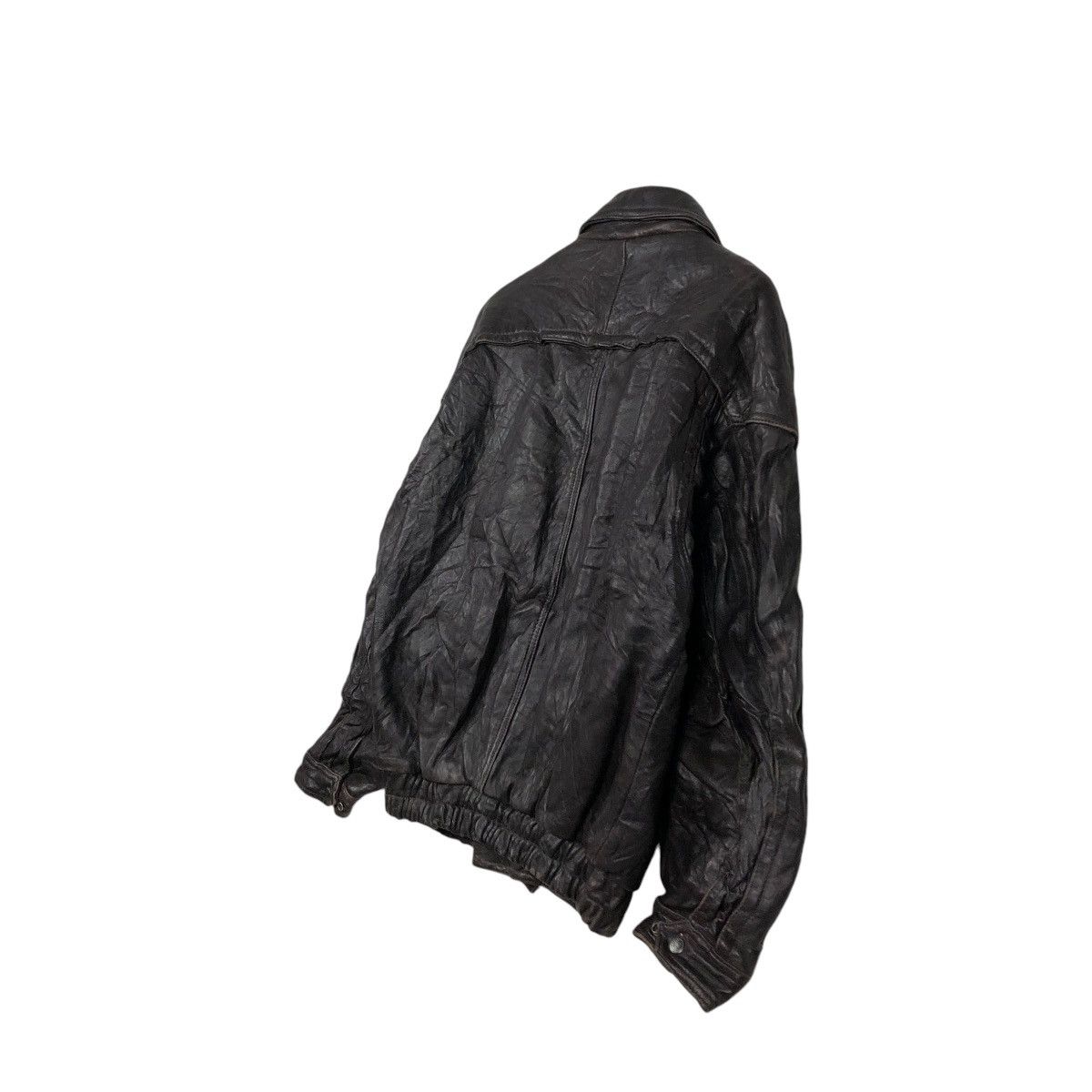 Japanese Brand 🔥VTG GENUINE LEATHER JACKET BIKER BONNEZ VOW ISSEY MIYAKE Size US L / EU 52-54 / 3 - 12 Thumbnail