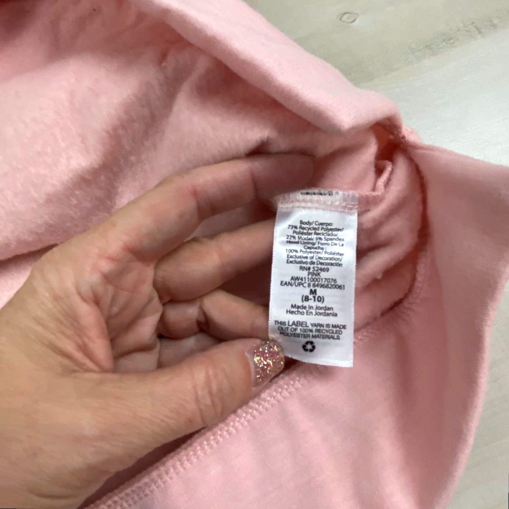 Athletic Works Athletic Works Womens Hoodie Sweatshirt Medium Pink Front Pocket Soft Ladies Hoodie Size M / US 6-8 / IT 42-44 - 4 Thumbnail