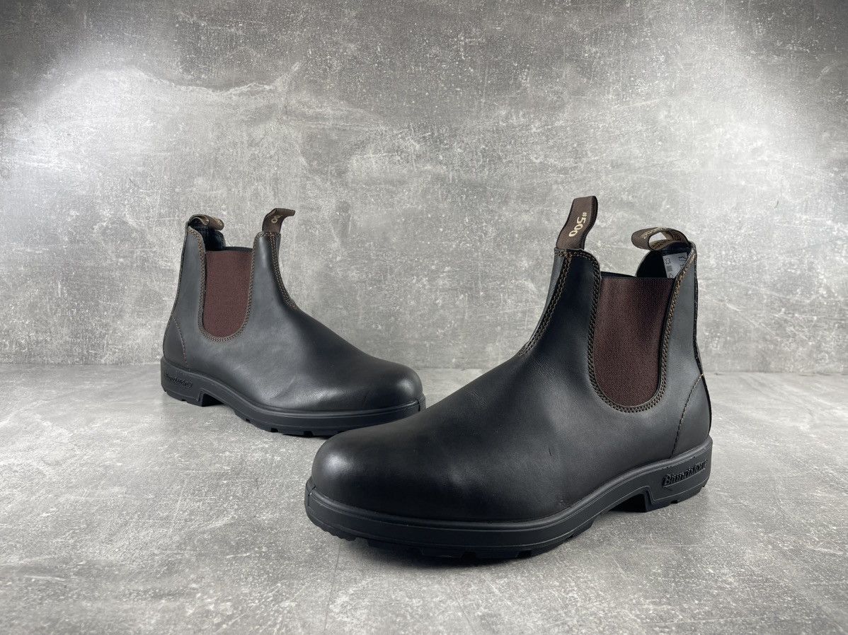 Blundstone Blundstone NWB Model 500 Chelsea Boots Black Leather Size US 12 / EU 45 - 5 Thumbnail