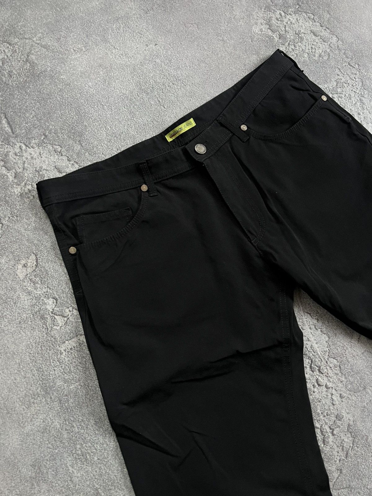 Versace Versace Jeans Couture Men’s Black Chino Pants Size IT 52 Size US 38 / EU 54 - 3 Thumbnail