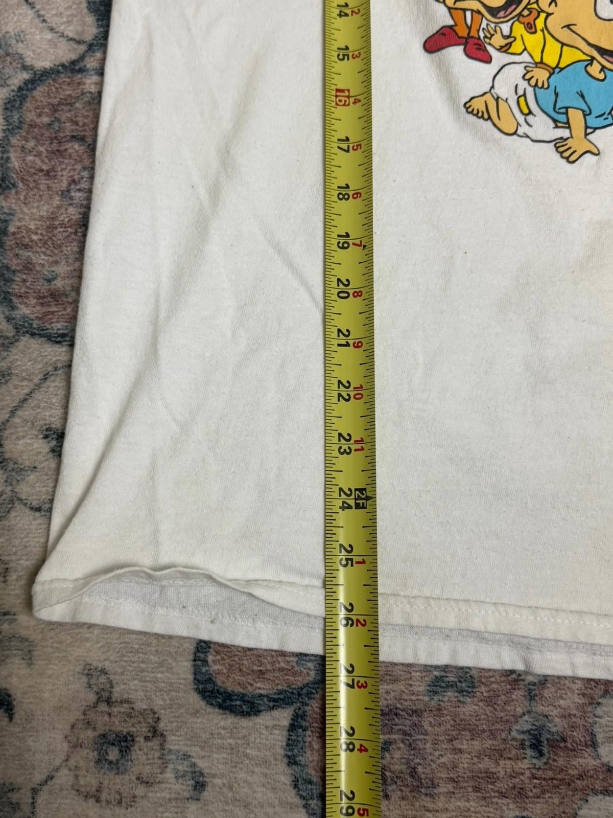 Delta Vintage Rugrats Shirt Adult XL White Cartoon Delta Tag 2000s Size US XL / EU 56 / 4 - 5 Thumbnail