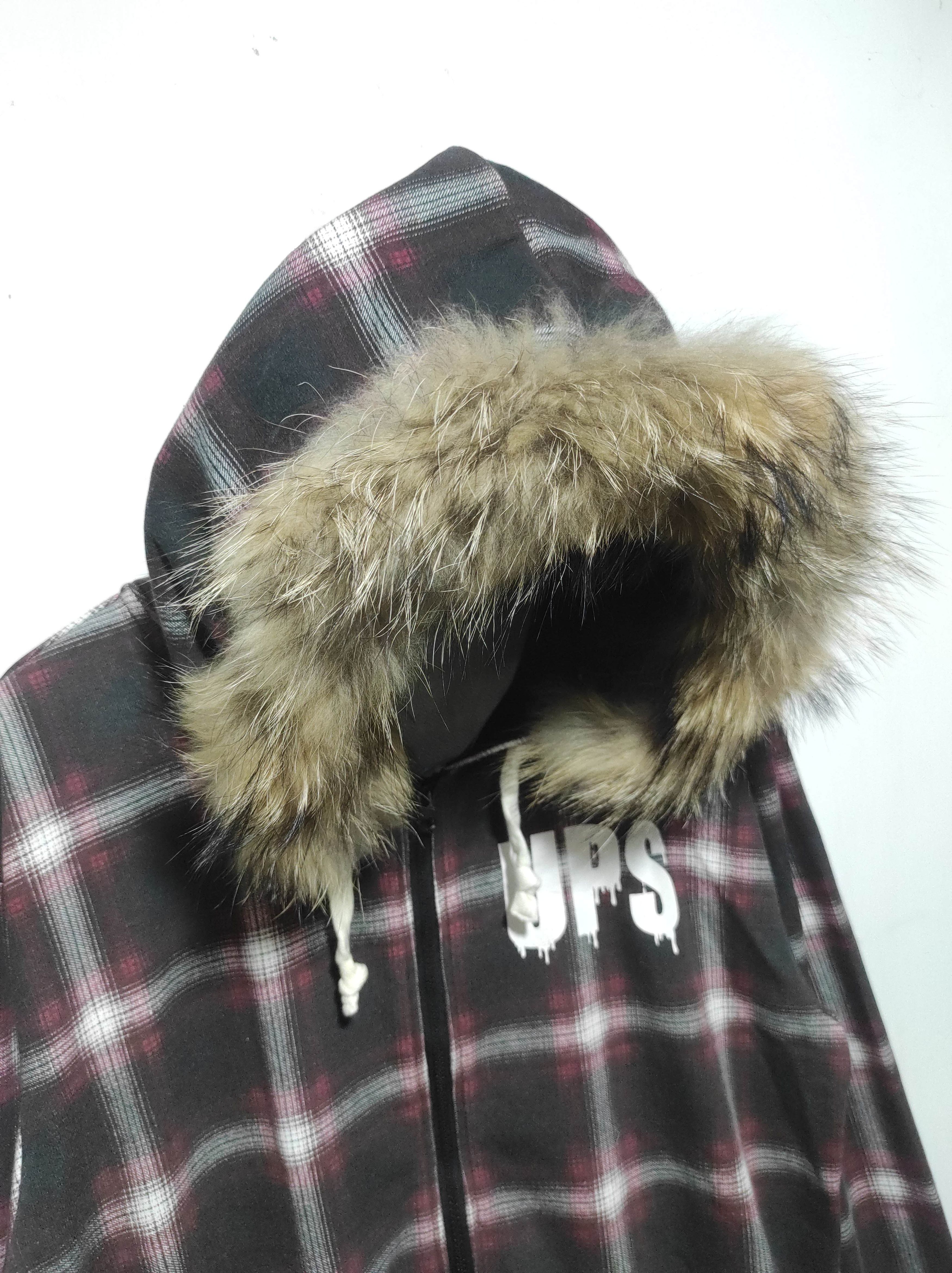 Hysteric Glamour Ups Smile Plaid Zipper Fur Hoodie If Six Was Nine Lgb style Size US L / EU 52-54 / 3 - 5 Thumbnail