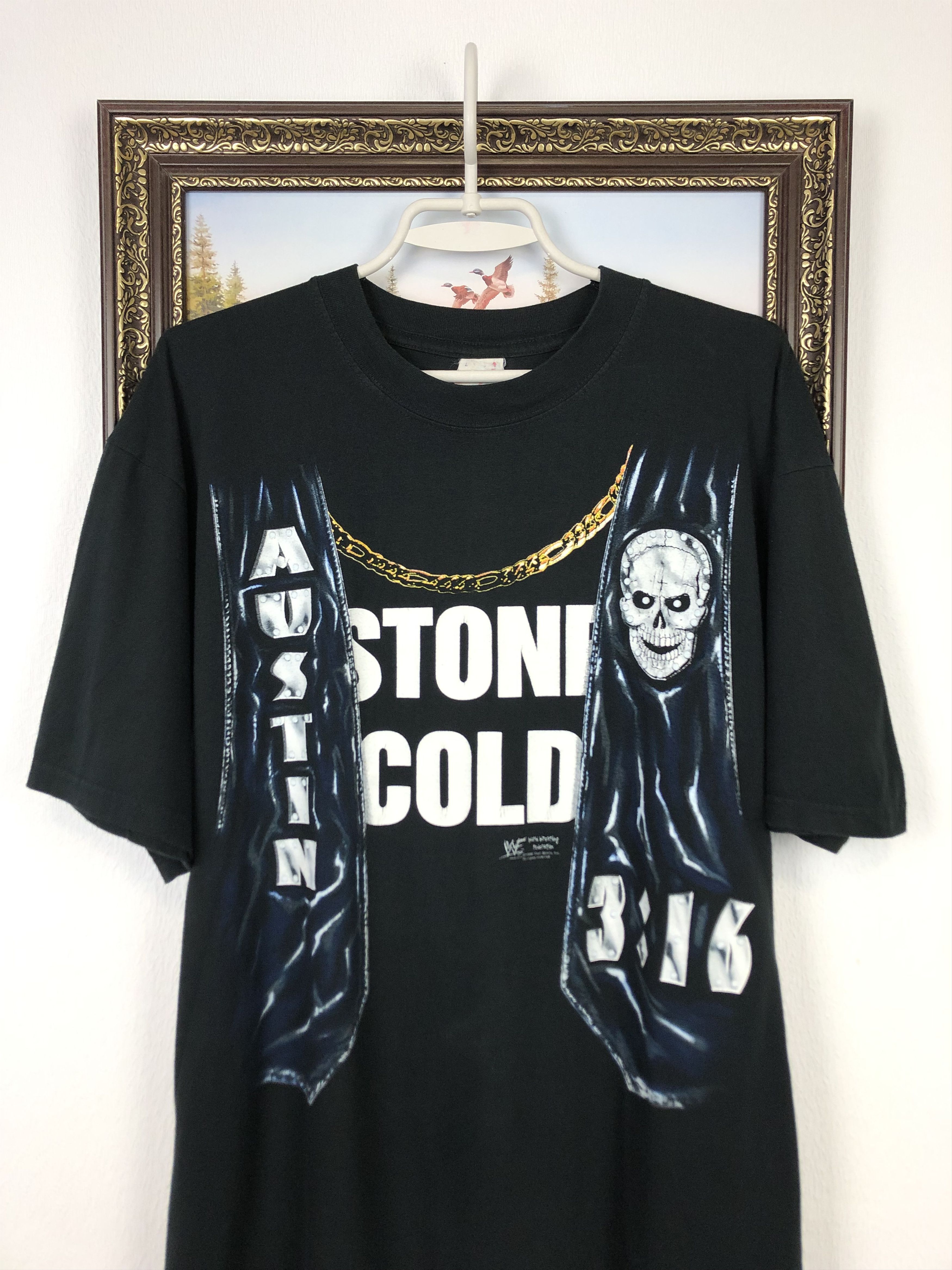WWE Vintage 90's Stone Cold Steve Austin WWF 3:16 Shirt Tee Size US L / EU 52-54 / 3 - 4 Thumbnail
