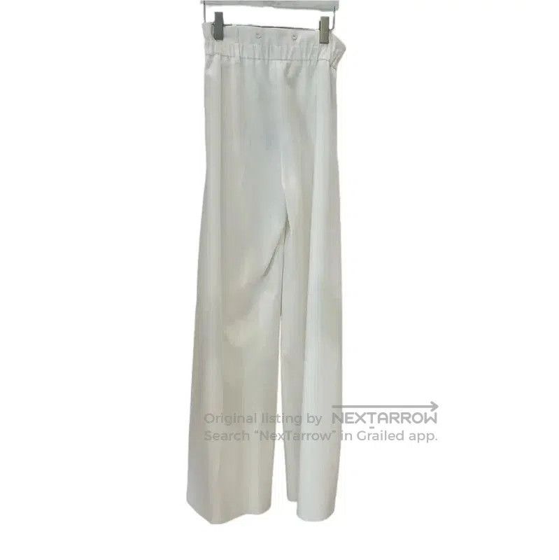 Max Mara MaxMara White Cotton Casual Pants M Size . Size 23" - 2 Thumbnail