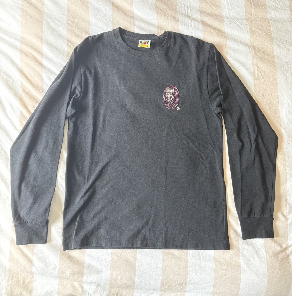 Bape Swarovski Longsleeve Size US L / EU 52-54 / 3 - 1 Thumbnail