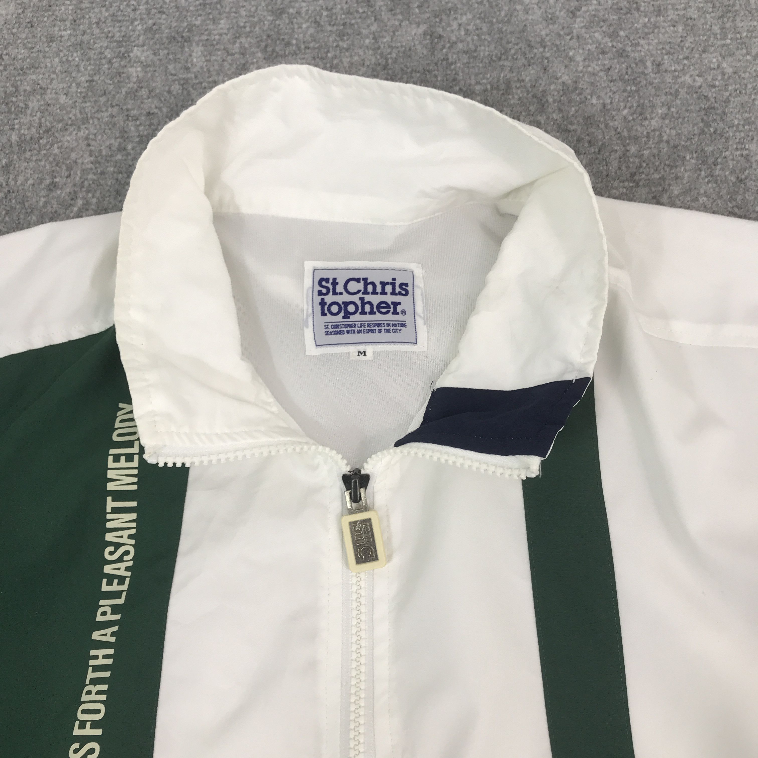 Japanese Brand Rare st.christopher Windbreaker Japan Sport Jacket Size US M / EU 48-50 / 2 - 8 Thumbnail