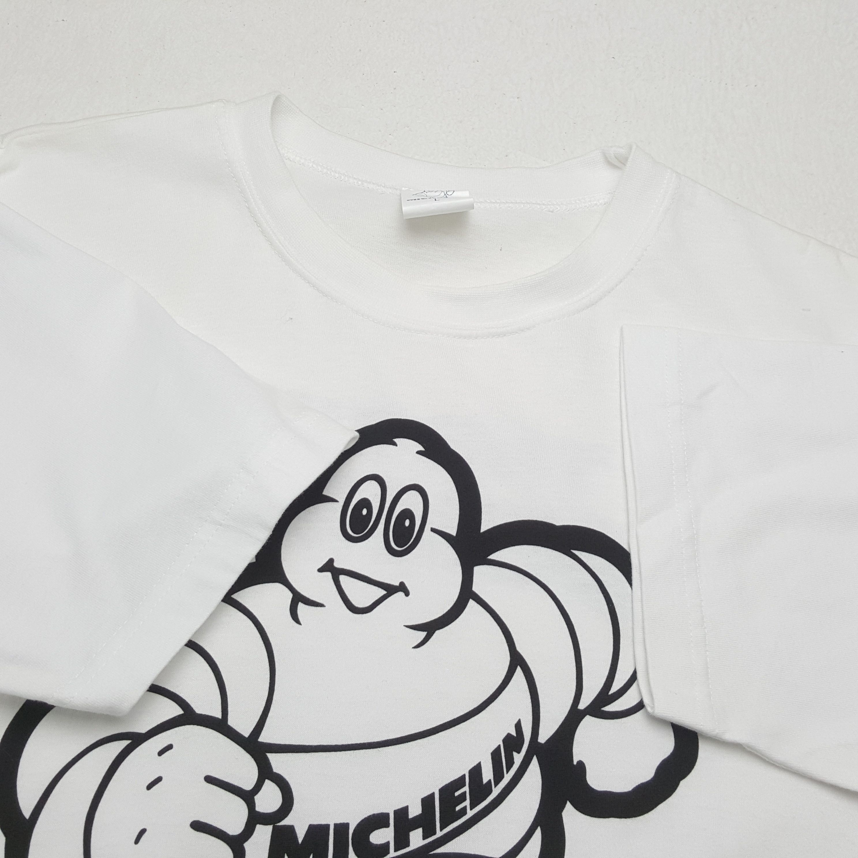 Japanese Brand × Vintage Vintage THE TIRE MICHELIN Formula One Racing T-Shirts Size US L / EU 52-54 / 3 - 6 Thumbnail