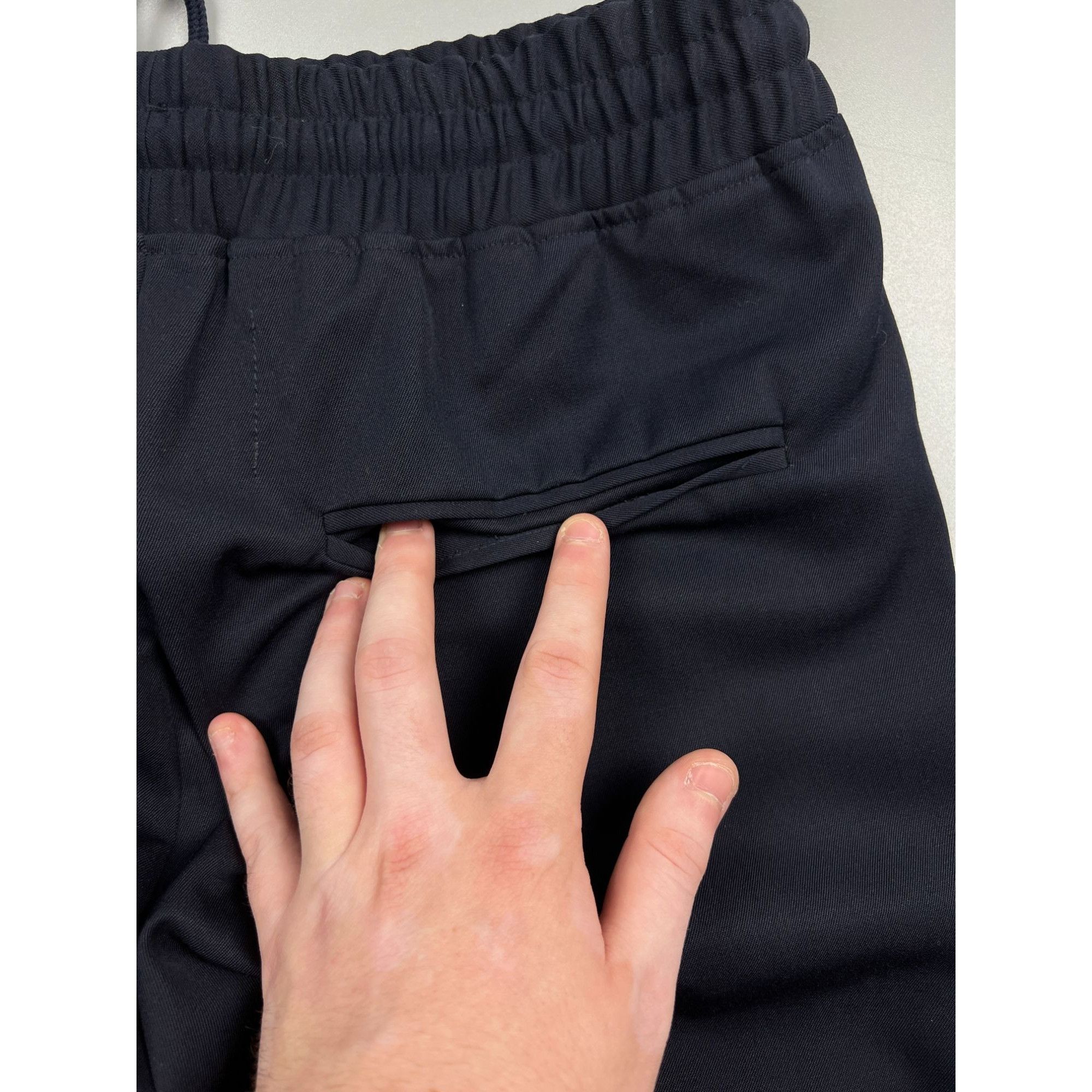 Han Kjobenhavn Han Kjøbenhavn Regular Fit Drawstring Wool Trousers (Y0801) Size US 31 - 9 Thumbnail