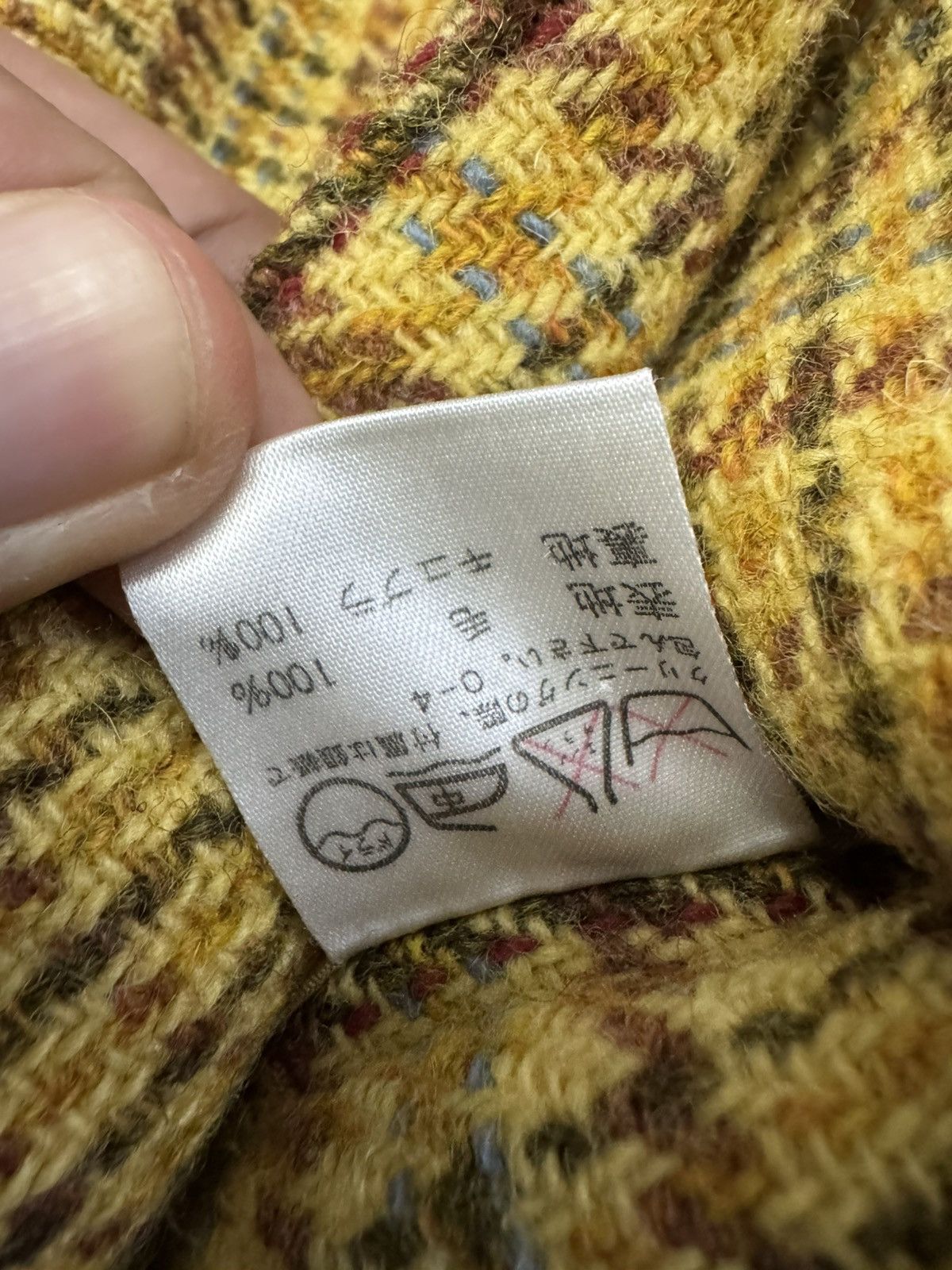 Issey Miyake 1980s I.S ISSEY MIYAKE WOOL TWEED BAGGY PANTS Size 27" / US 4 / IT 40 - 5 Thumbnail