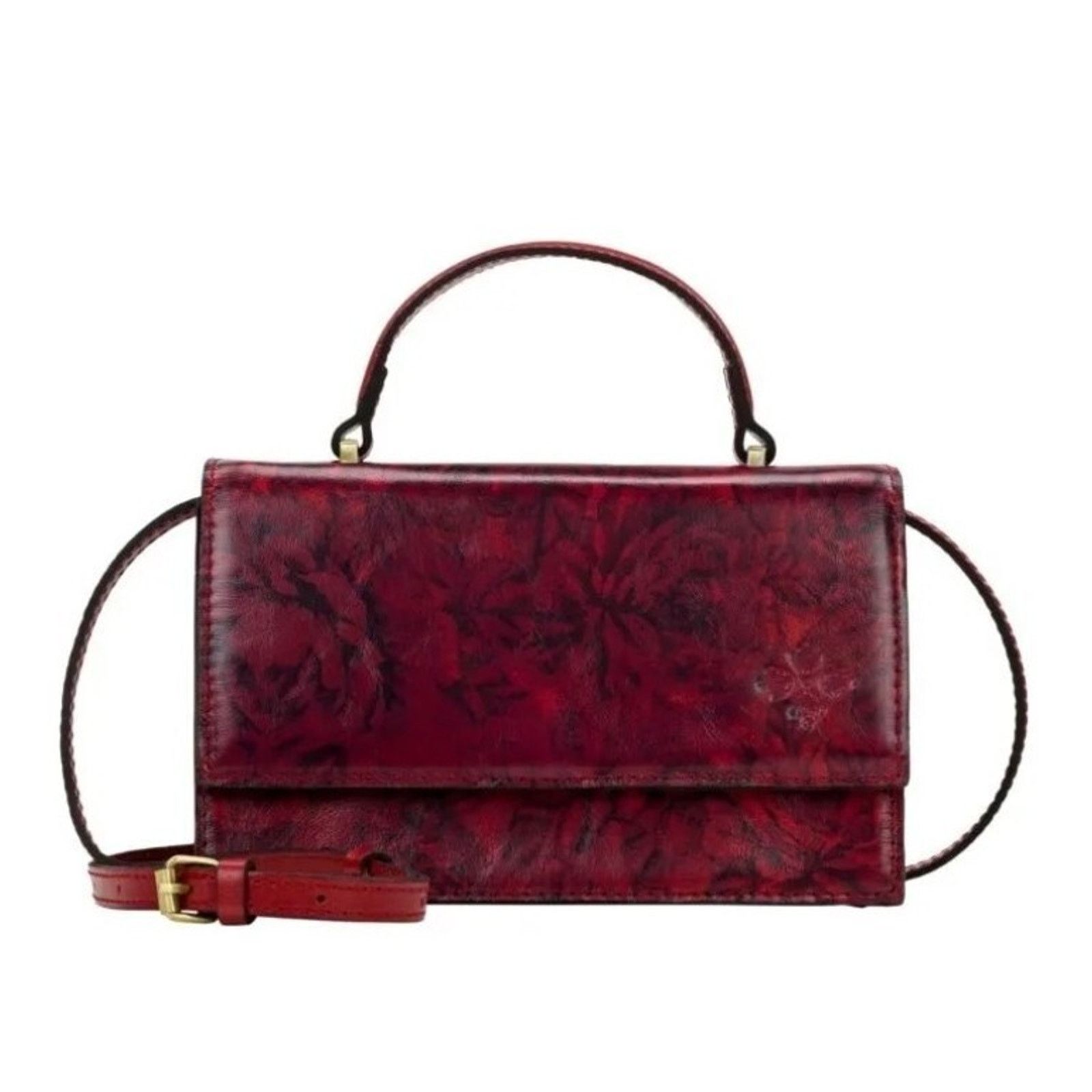 Patricia Nash Patricia Nash Handle Crossbody Bag Etched Roses B000582 Size ONE SIZE - 1 Thumbnail