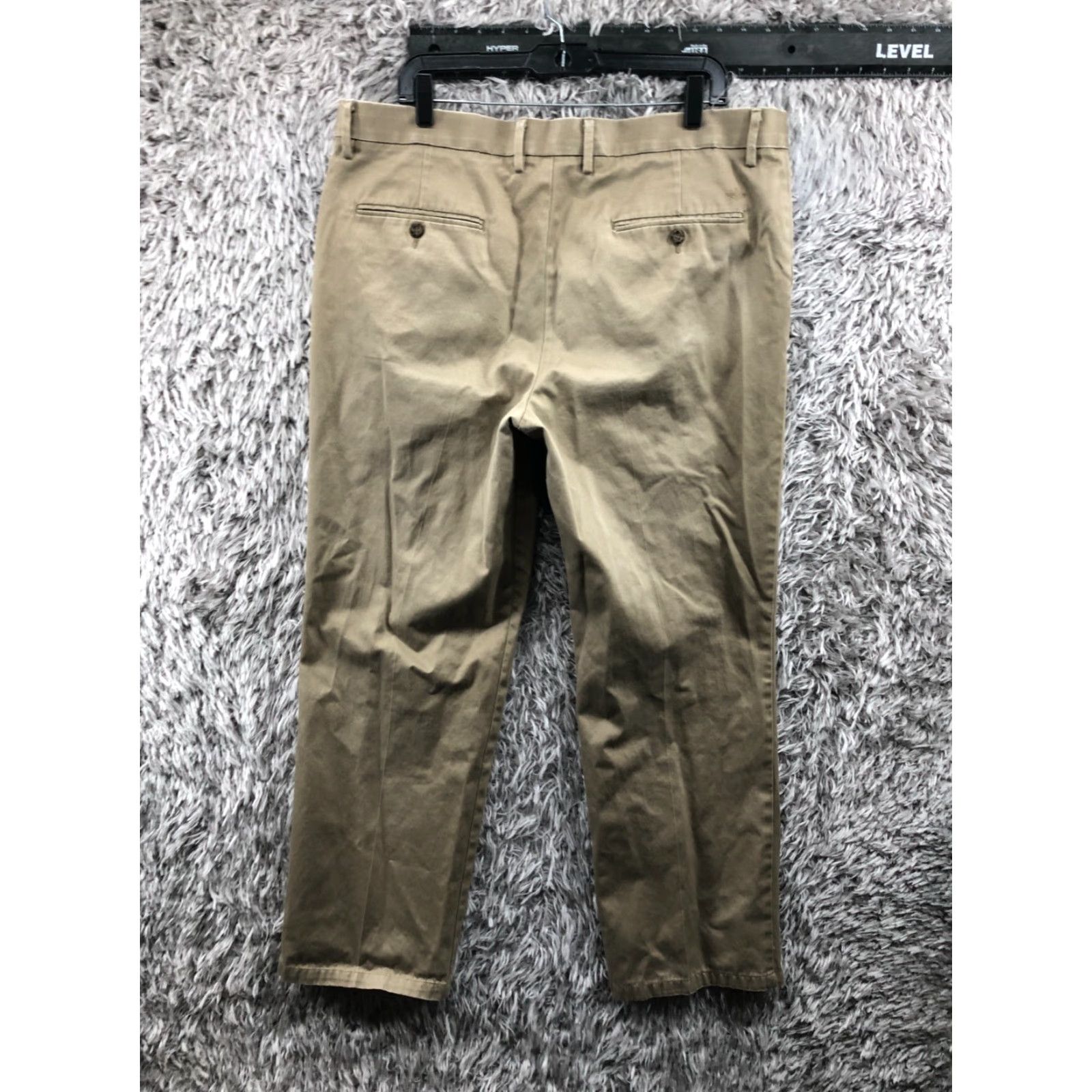 Dockers Dockers D3 Classic Fit Khaki Pants Mens 38x31 Beige Flat Front 5-Pocket Stretch Casual Formal Business Pants Size US 38 / EU 54 - 5 Thumbnail