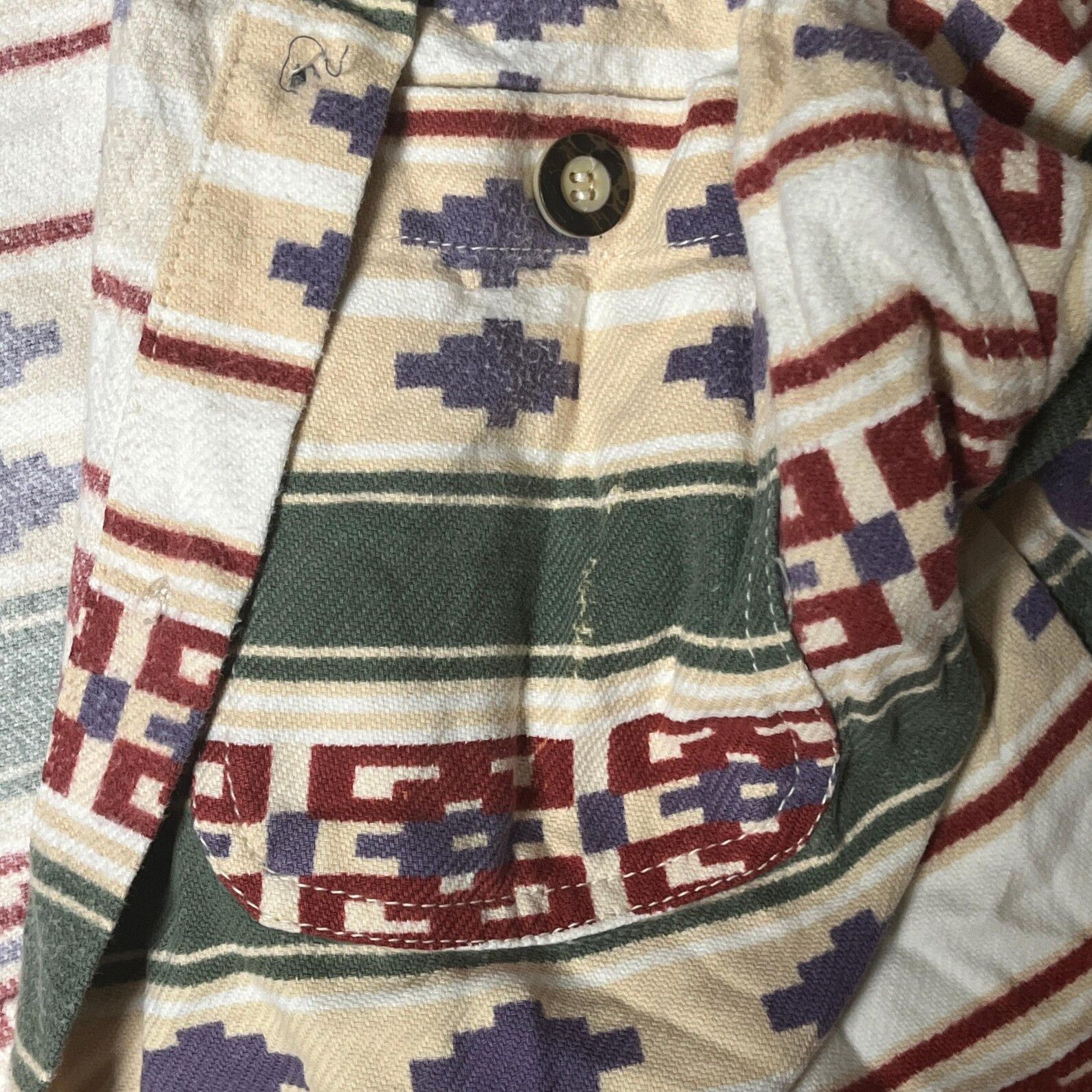 Other Aztec Stripe Workwear Shirt Size US L / EU 52-54 / 3 - 5 Thumbnail