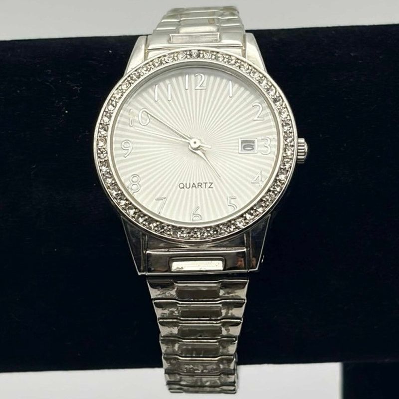 Other Silver Crystal Watch Size ONE SIZE - 2 Thumbnail