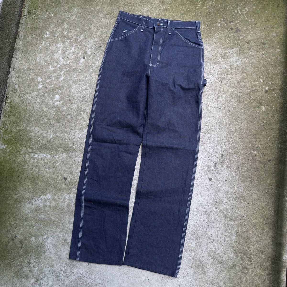 Vintage 70s 80s Dickies Dark Wash Carpenter Work Jeans Size US 30 / EU 46 - 8 Thumbnail