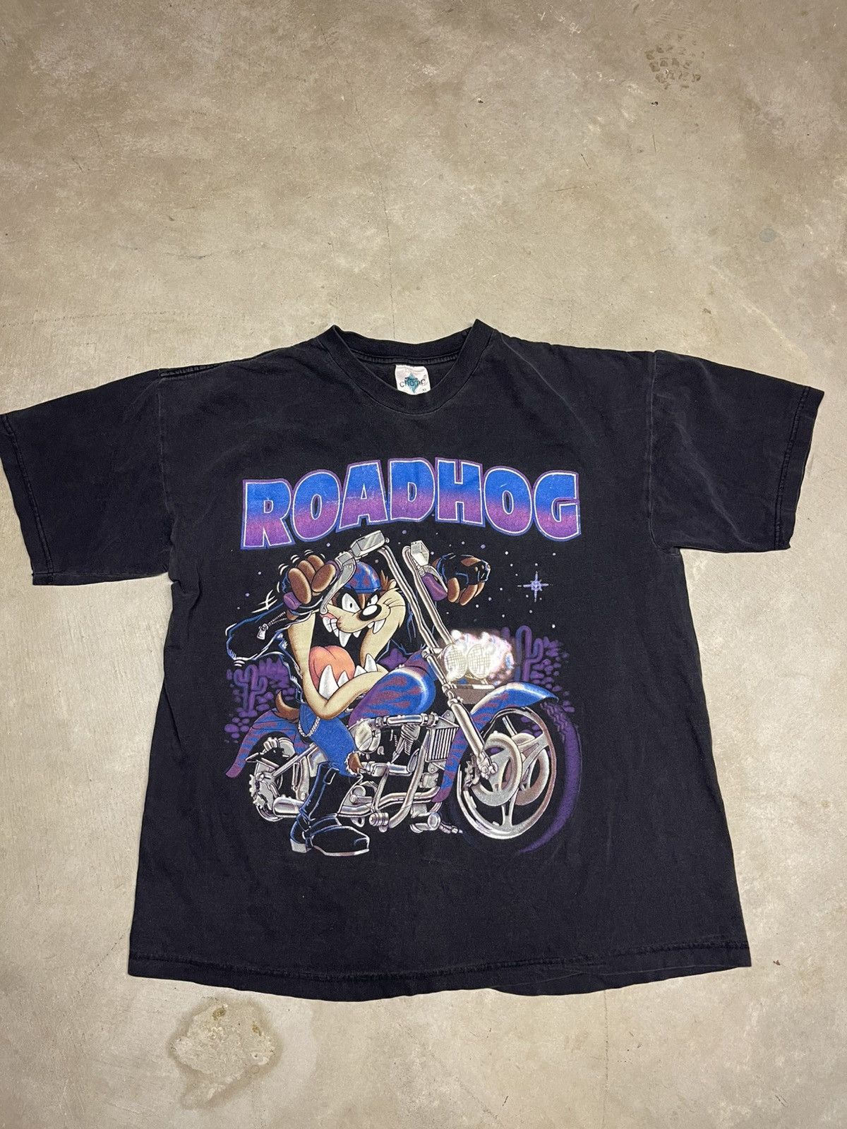 Vintage × Warner Bros Vintage 90s Looney Tunes Taz “Roadhog” Tee  