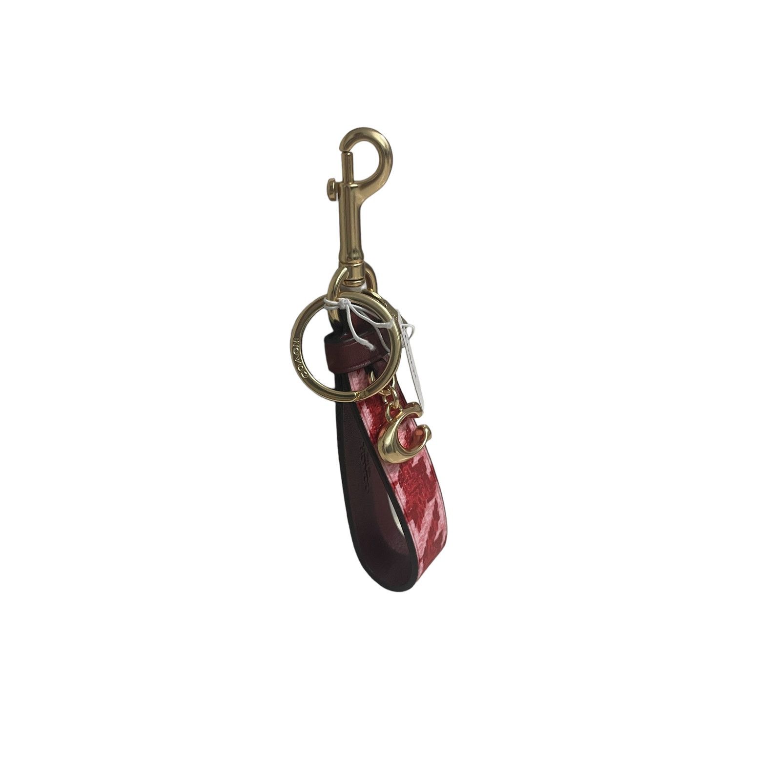 Coach Coach Houndstooth print Loop bag charm key chain Size ONE SIZE - 4 Thumbnail