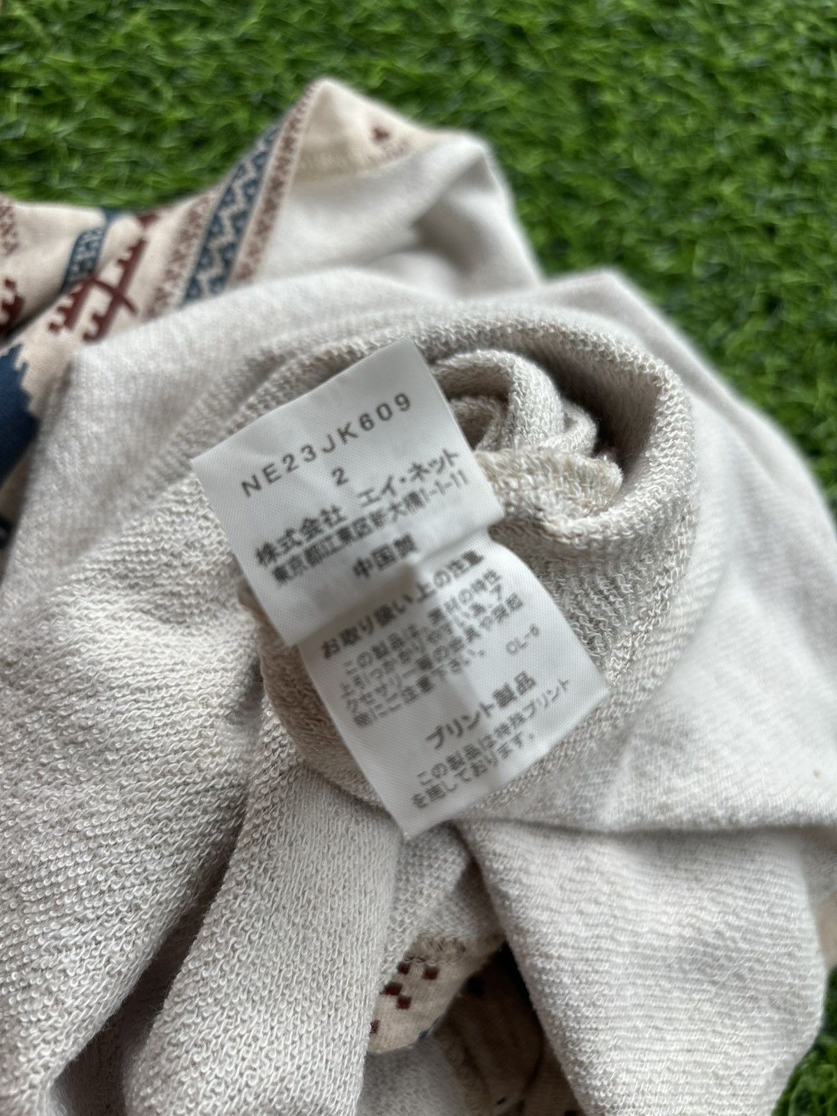 Ne-Net Ne-Net Issey Miyake Full Print Longsleeve Size ONE SIZE - 10 Thumbnail