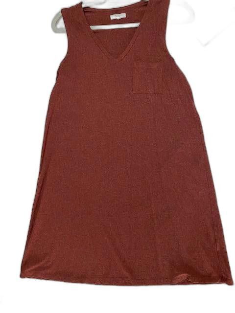Madewell Madewell Dress Highpoint Tank Sleeveless Mini Rust Brown M |  Grailed