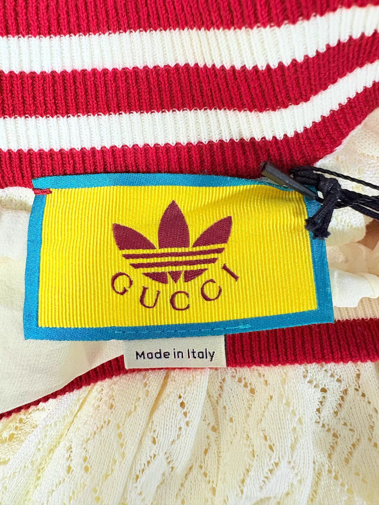 Gucci GUCCI × ADIDAS Clover Knitted Skirt with Silk Lining K1 Size 29" - 3 Thumbnail