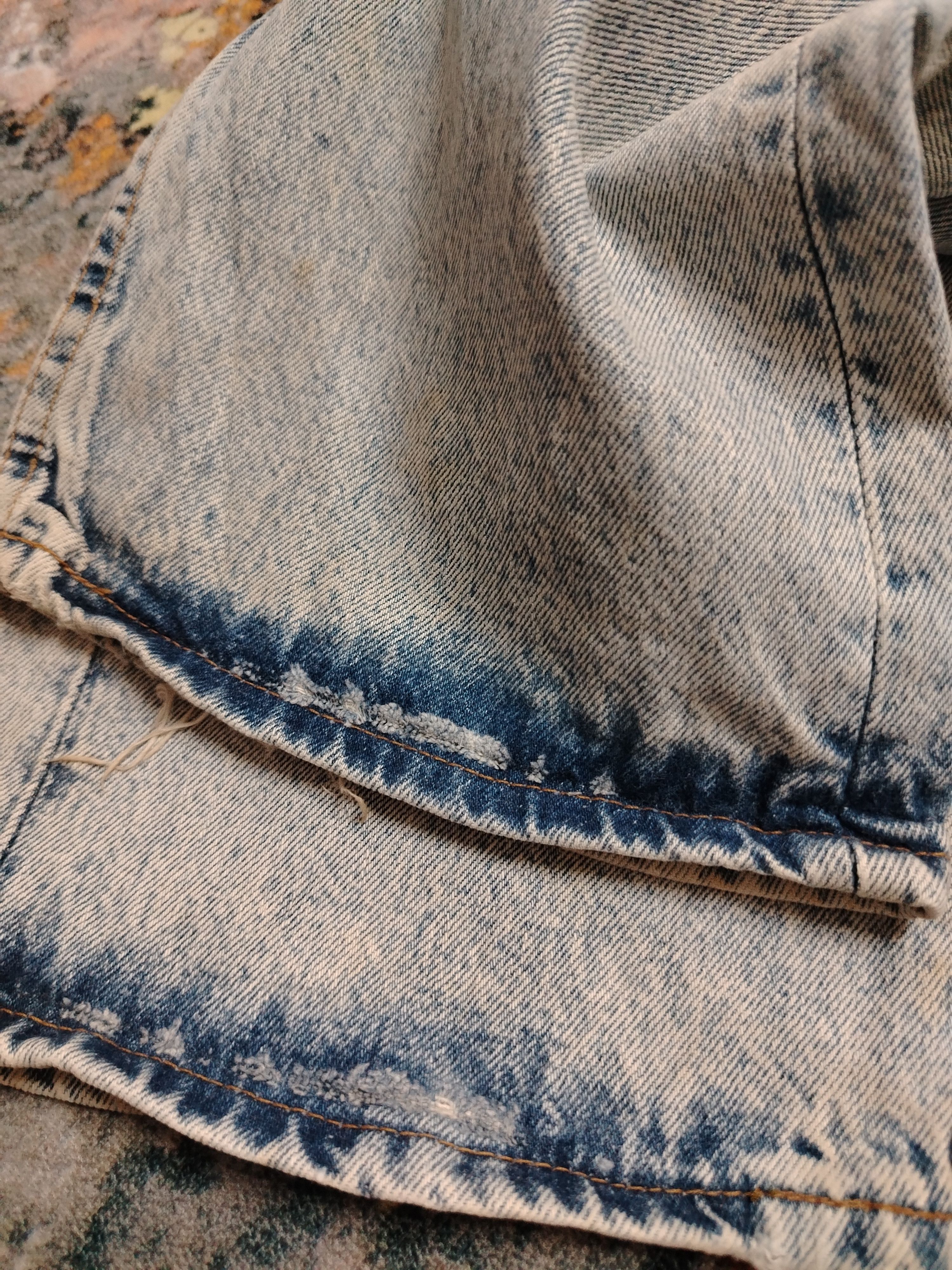 Levi's Vintage 80s levis 501 acid wash Size US 39 - 3 Thumbnail