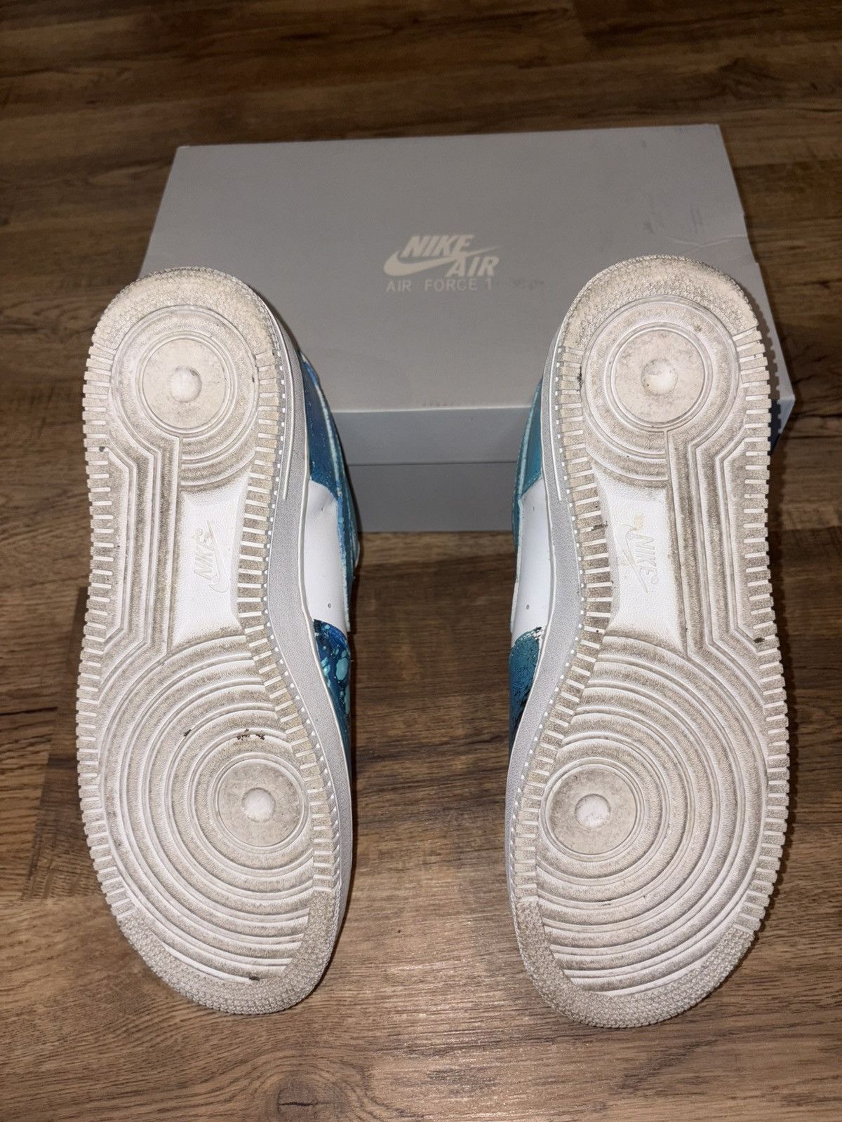Nike Nike AF1 Customs Size US 11.5 / EU 44-45 - 5 Thumbnail
