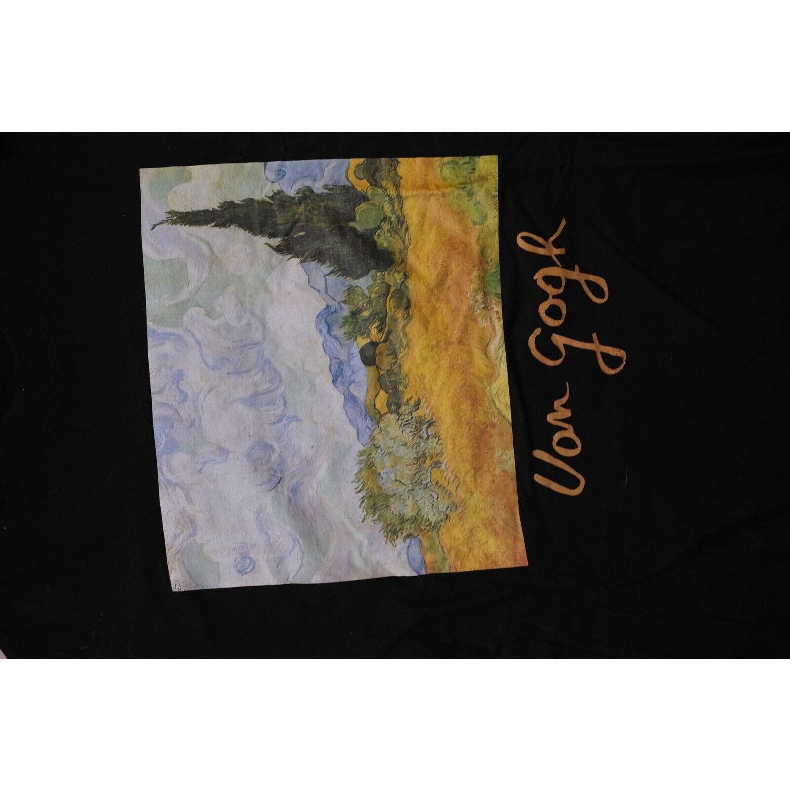 Other Vintage Laurent Monteil Van Gogh Art Paint Tee Large Black Size US L / EU 52-54 / 3 - 2 Thumbnail
