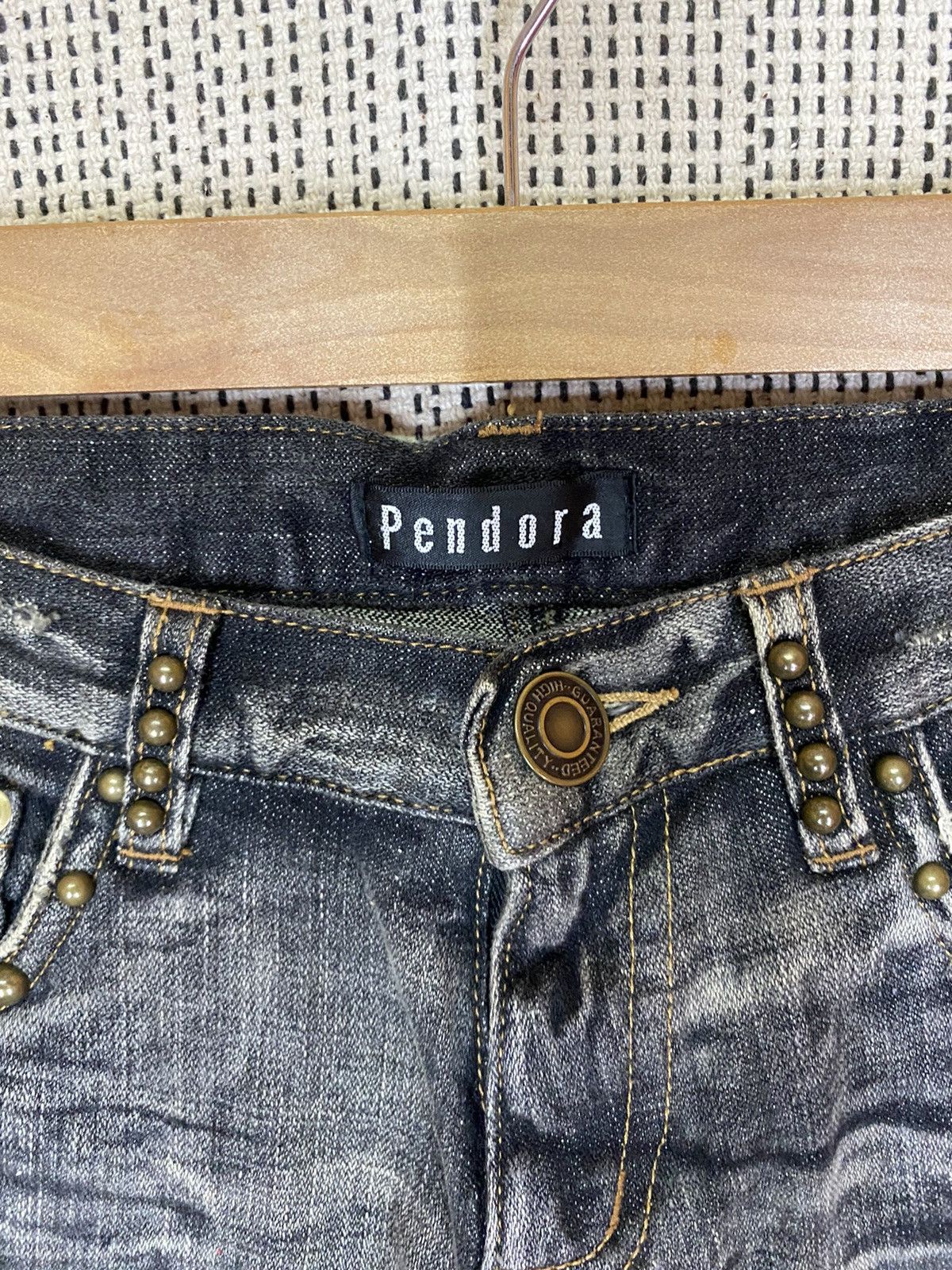 Japanese Brand × Seditionaries ‼️PENDORA FLARED DENIM VERY NICE PATTERN‼️ Size US 28 / EU 44 - 3 Thumbnail