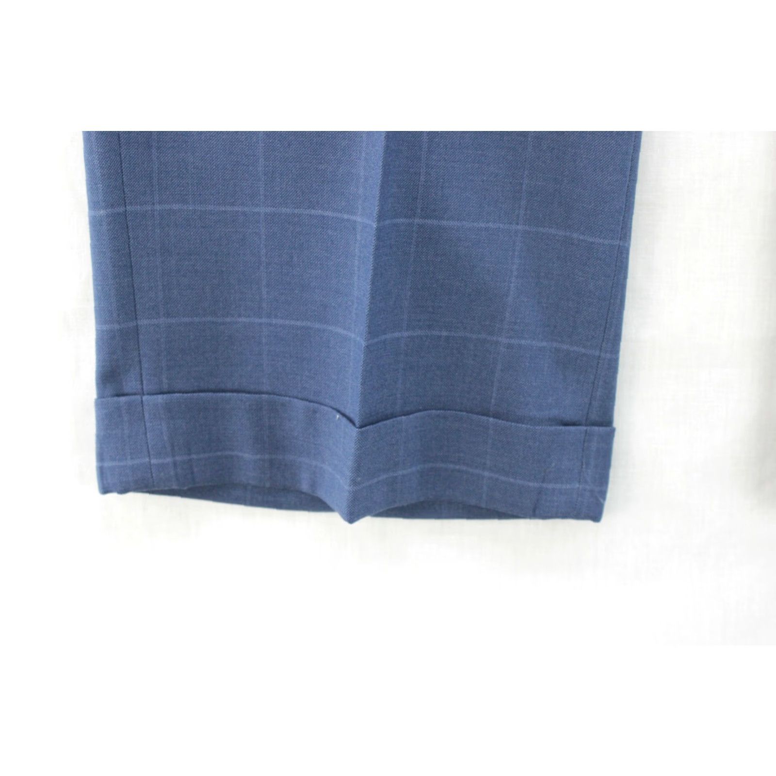 Polo Ralph Lauren Polo Ralph Lauren Dress Pants Men 36x32 Blue Windowpane Plaid Slacks Modern Dress Pants Size US M / EU 48-50 / 2 - 4 Thumbnail