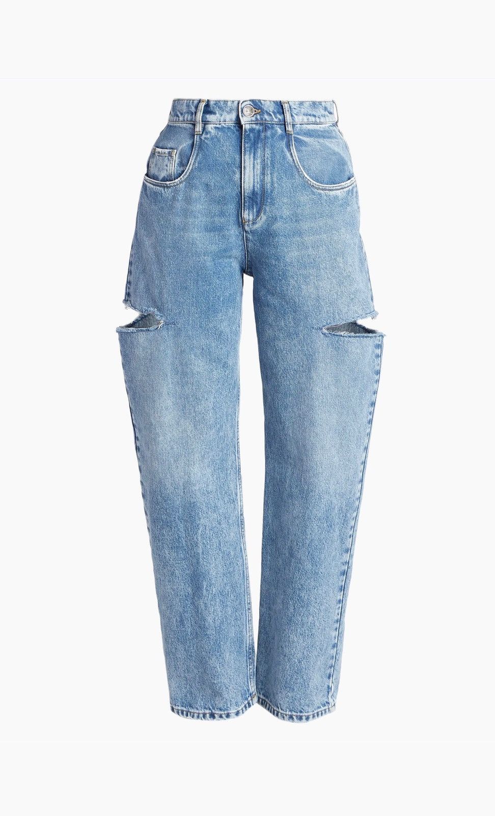 Maison Margiela Maison Margiela Mid-Rise Cut-Out Detailed Jeans Size 34" / US 12 / IT 48 - 3 Thumbnail