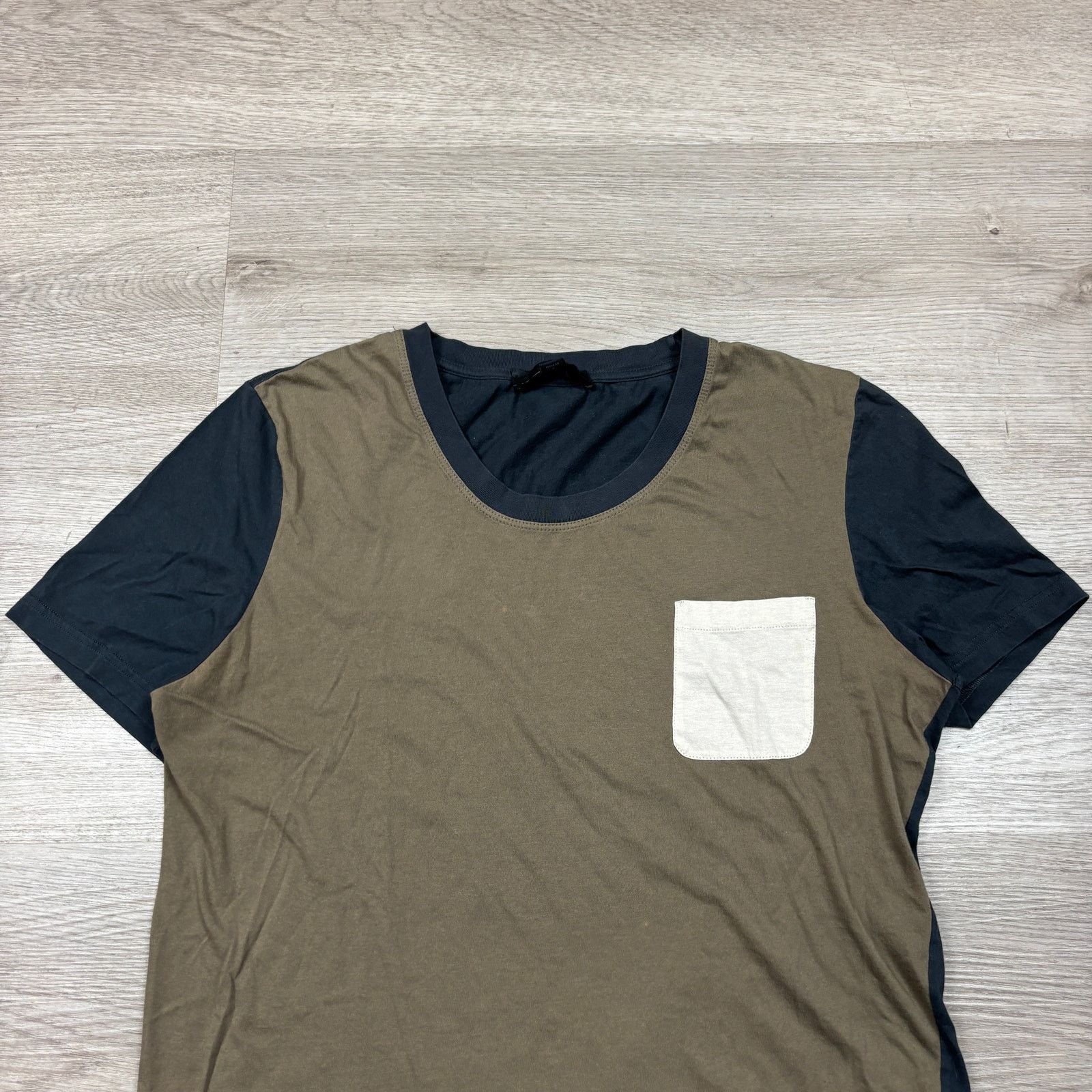 Burberry Prorsum Burberry Prorsum Colorblock Pocket T Shirt Men's Small Retro Size US S / EU 44-46 / 1 - 2 Thumbnail